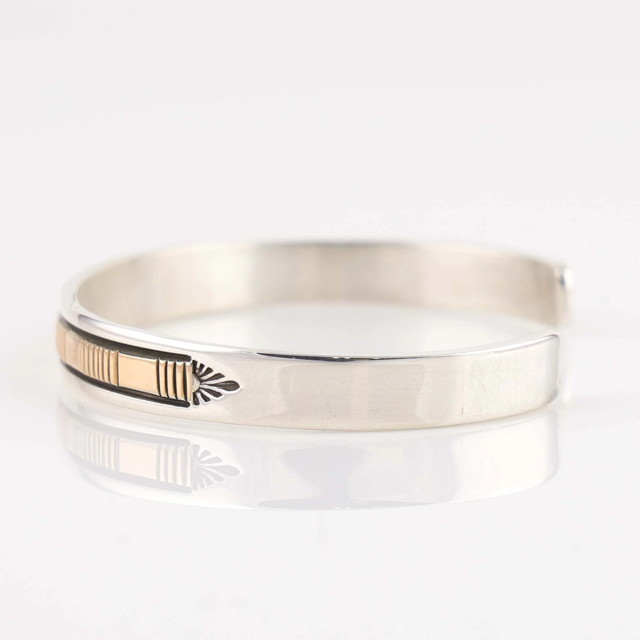 Gold on Silver Cuff - Image 2