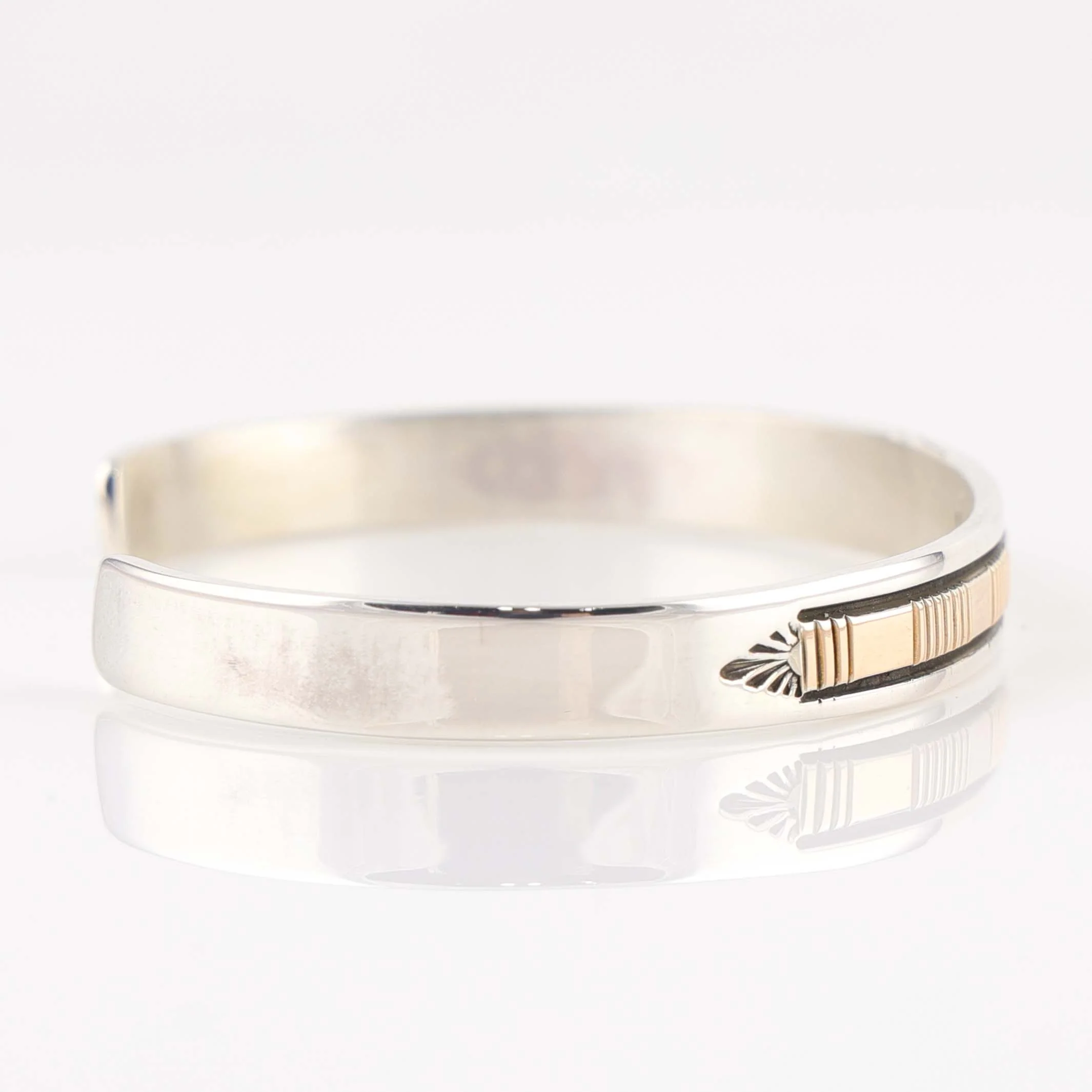 Gold on Silver Cuff - Image 3