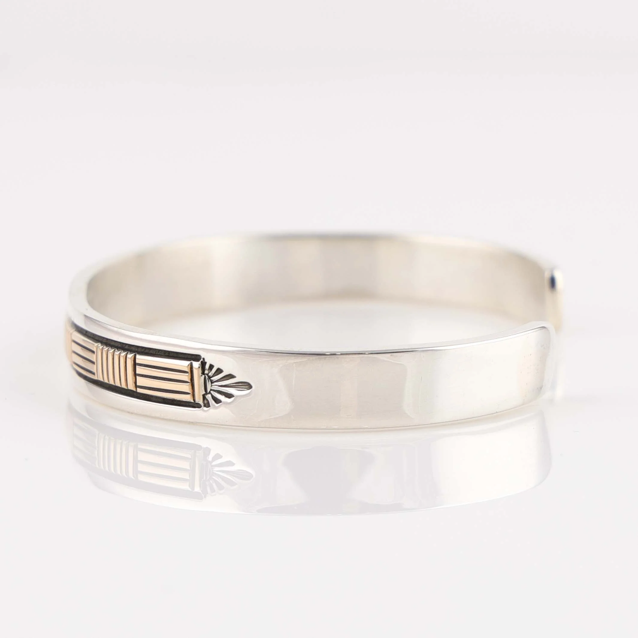 Gold on Silver Cuff - Image 2