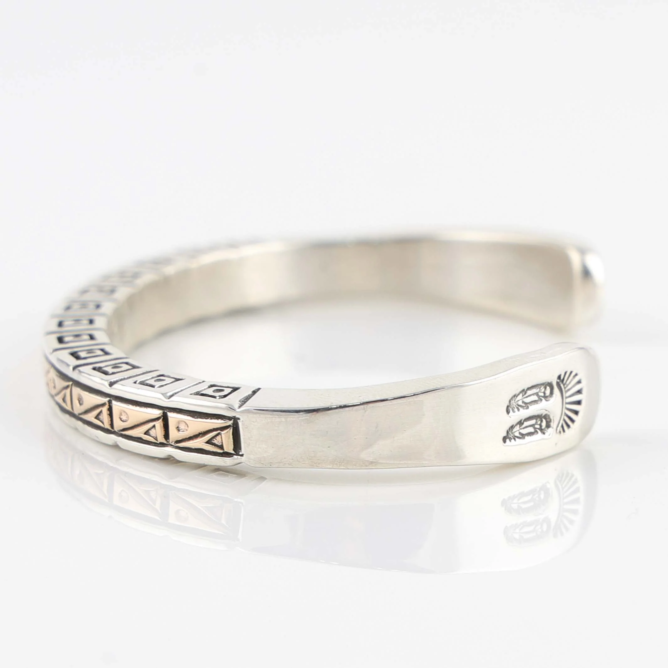 Gold on Silver Cuff - Image 2