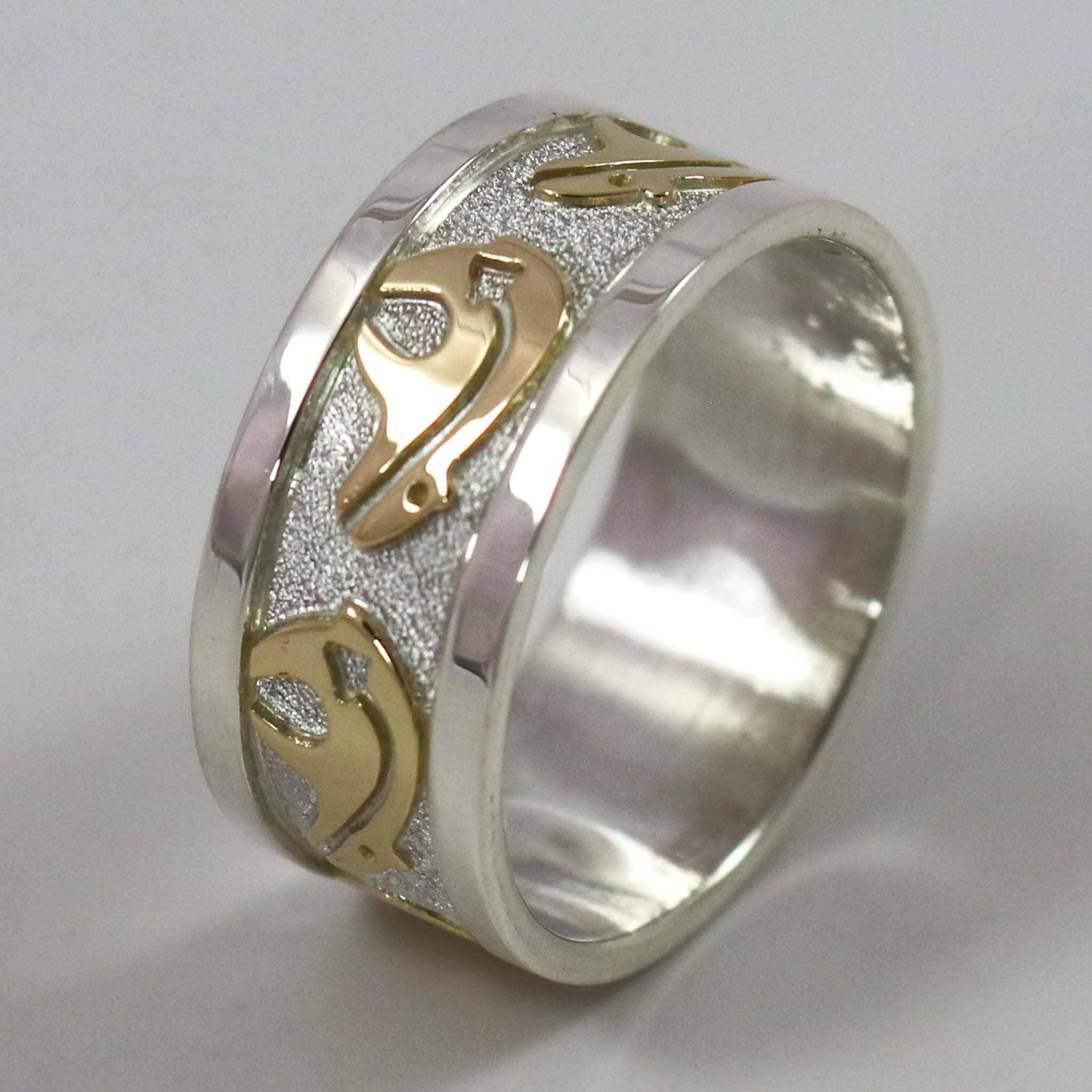 Gold on Silver Ring - Image 2