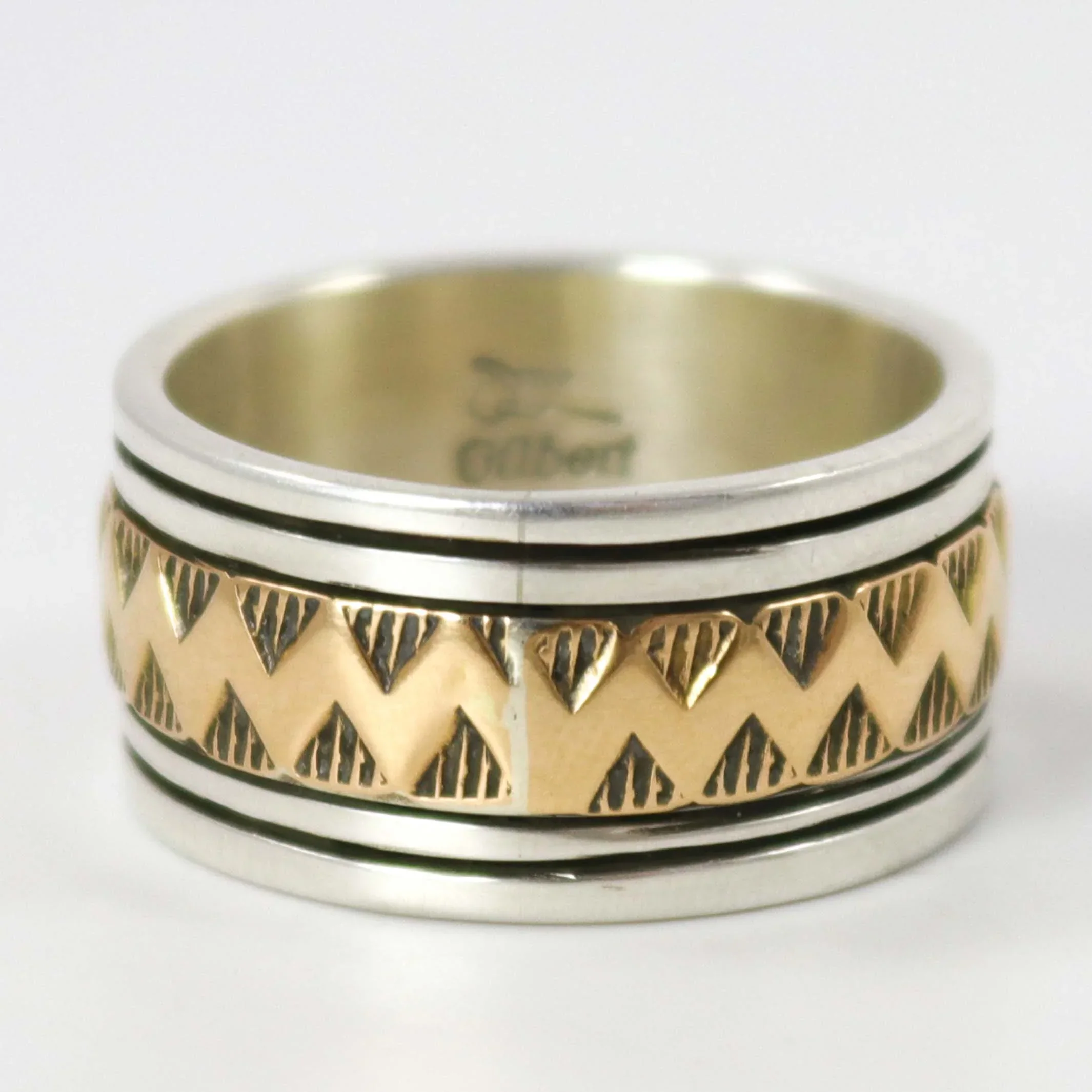 Gold on Silver Ring - Image 3