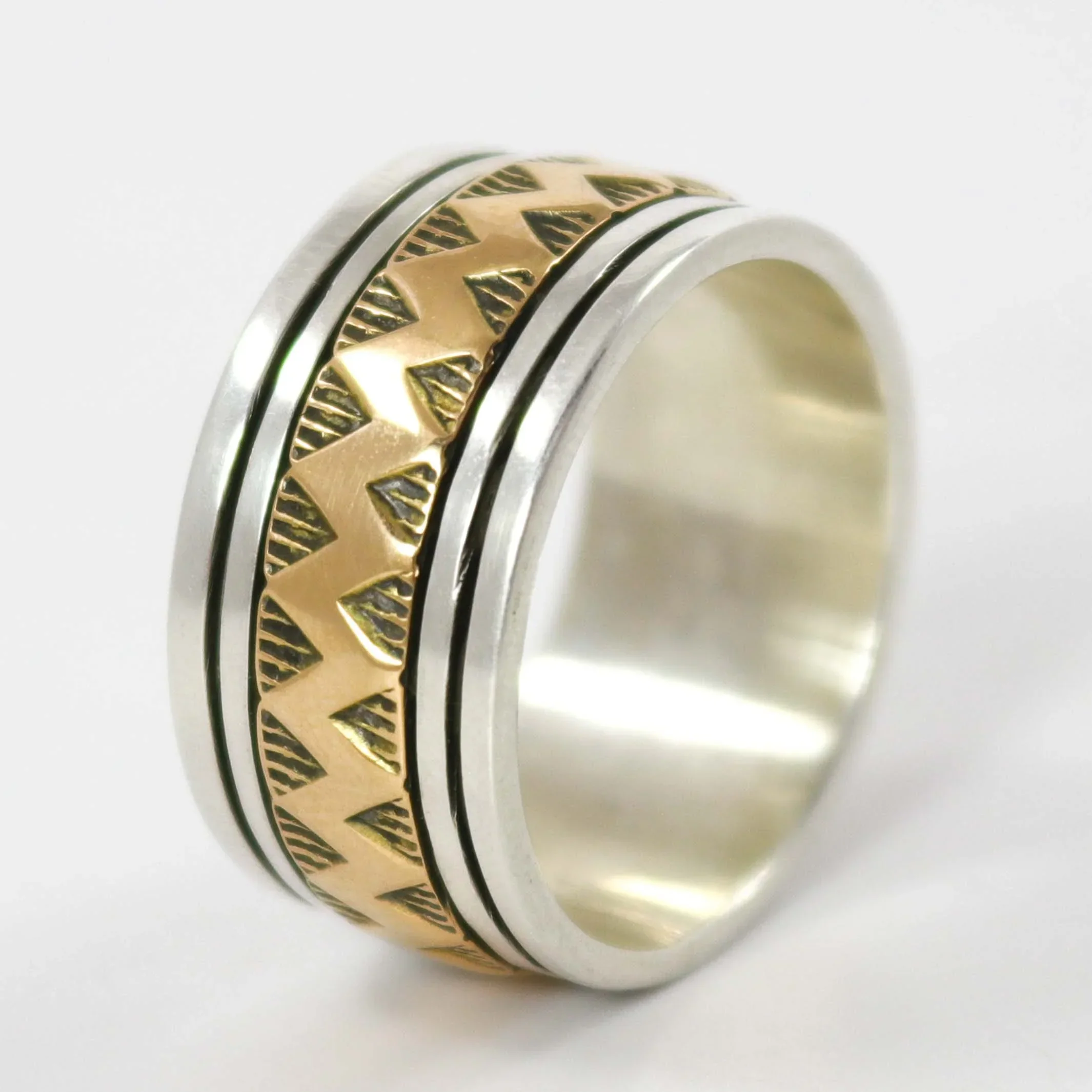Gold on Silver Ring - Image 4