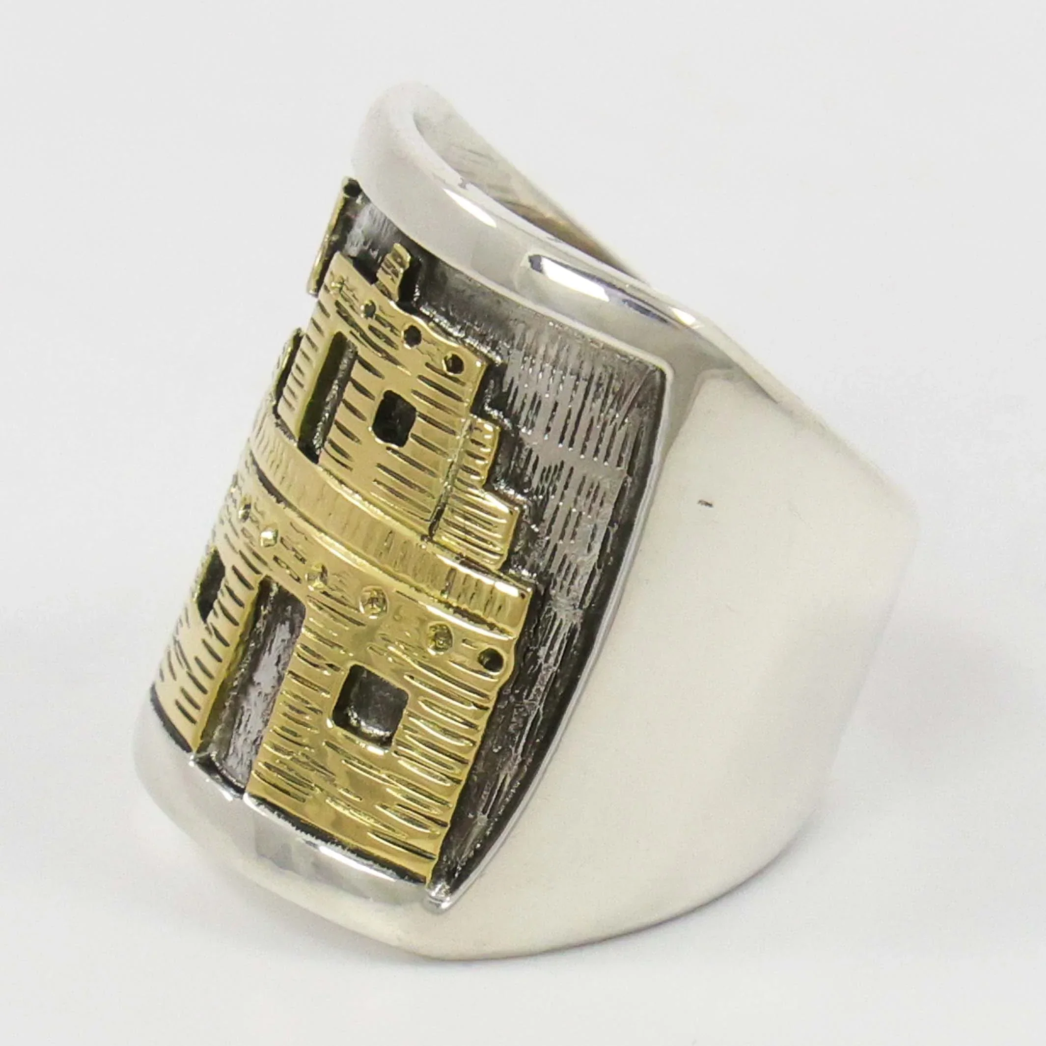 Gold on Silver Ring - Image 3