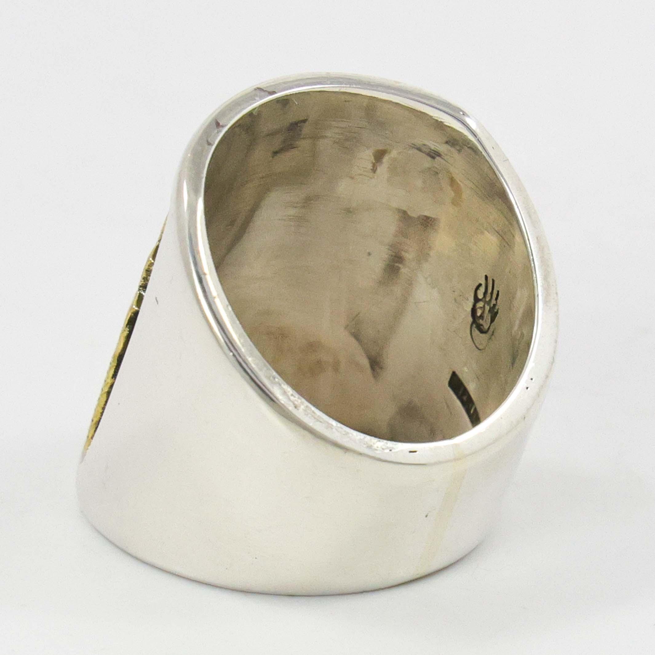 Gold on Silver Ring - Image 4