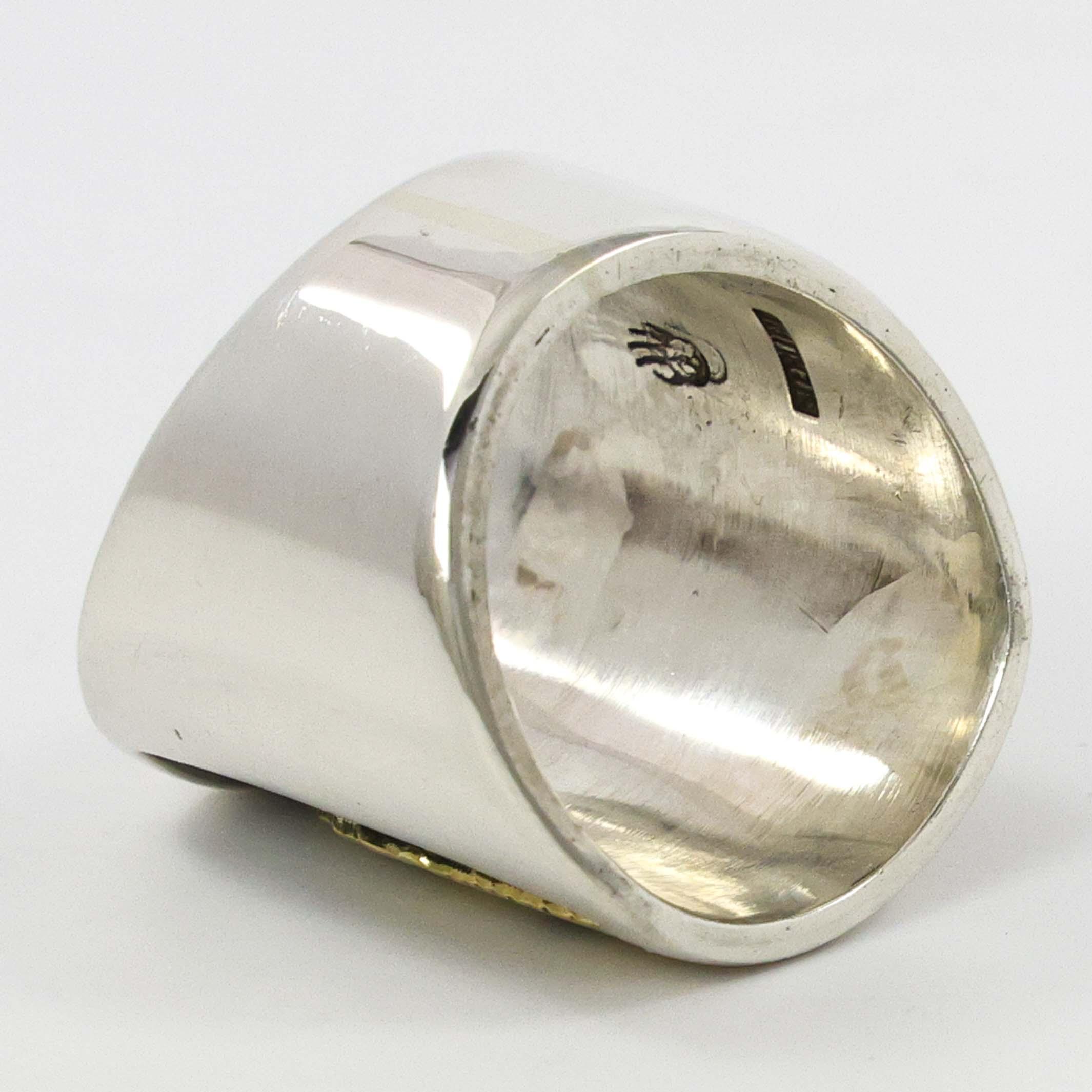 Gold on Silver Ring - Image 5