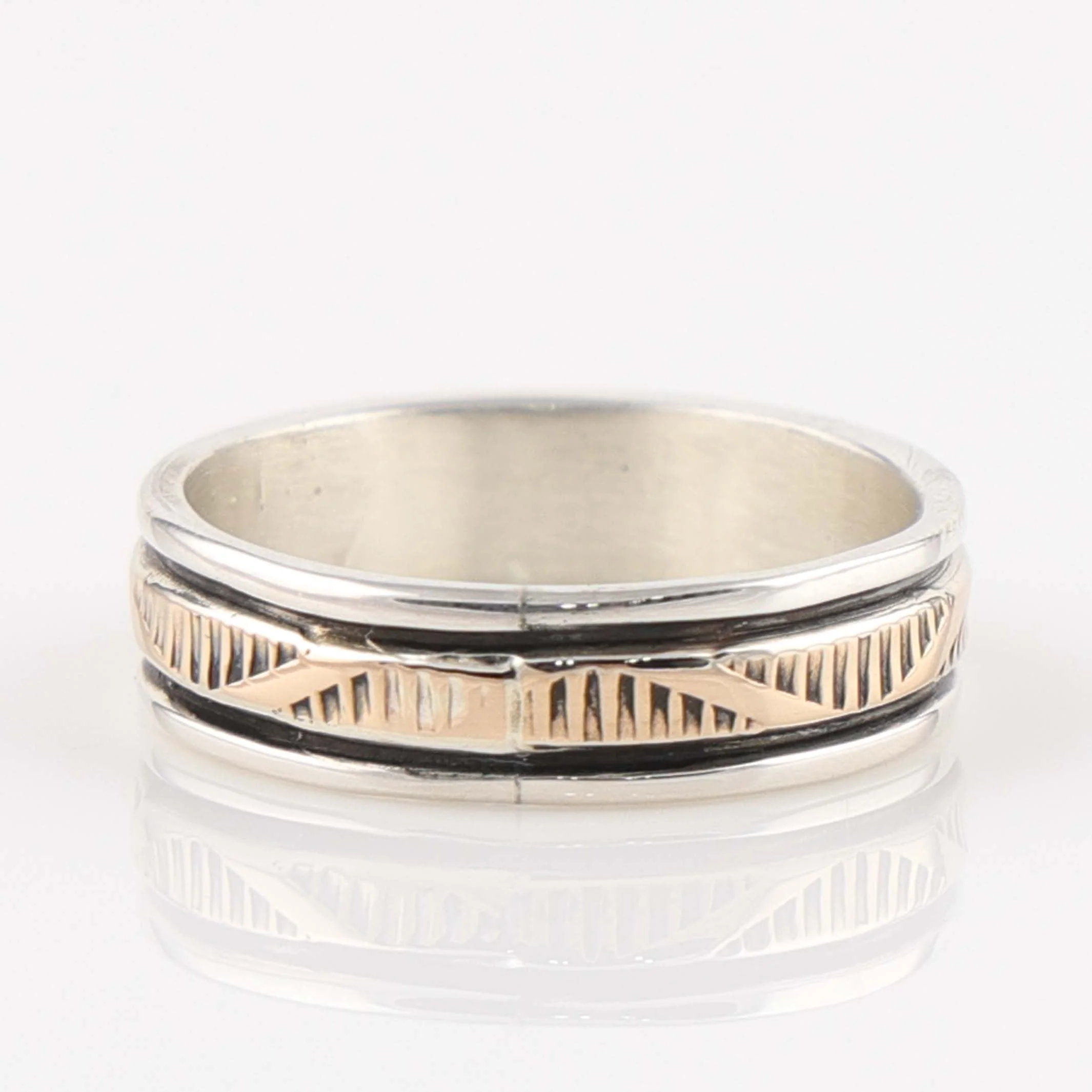 Gold on Silver Ring - Image 3