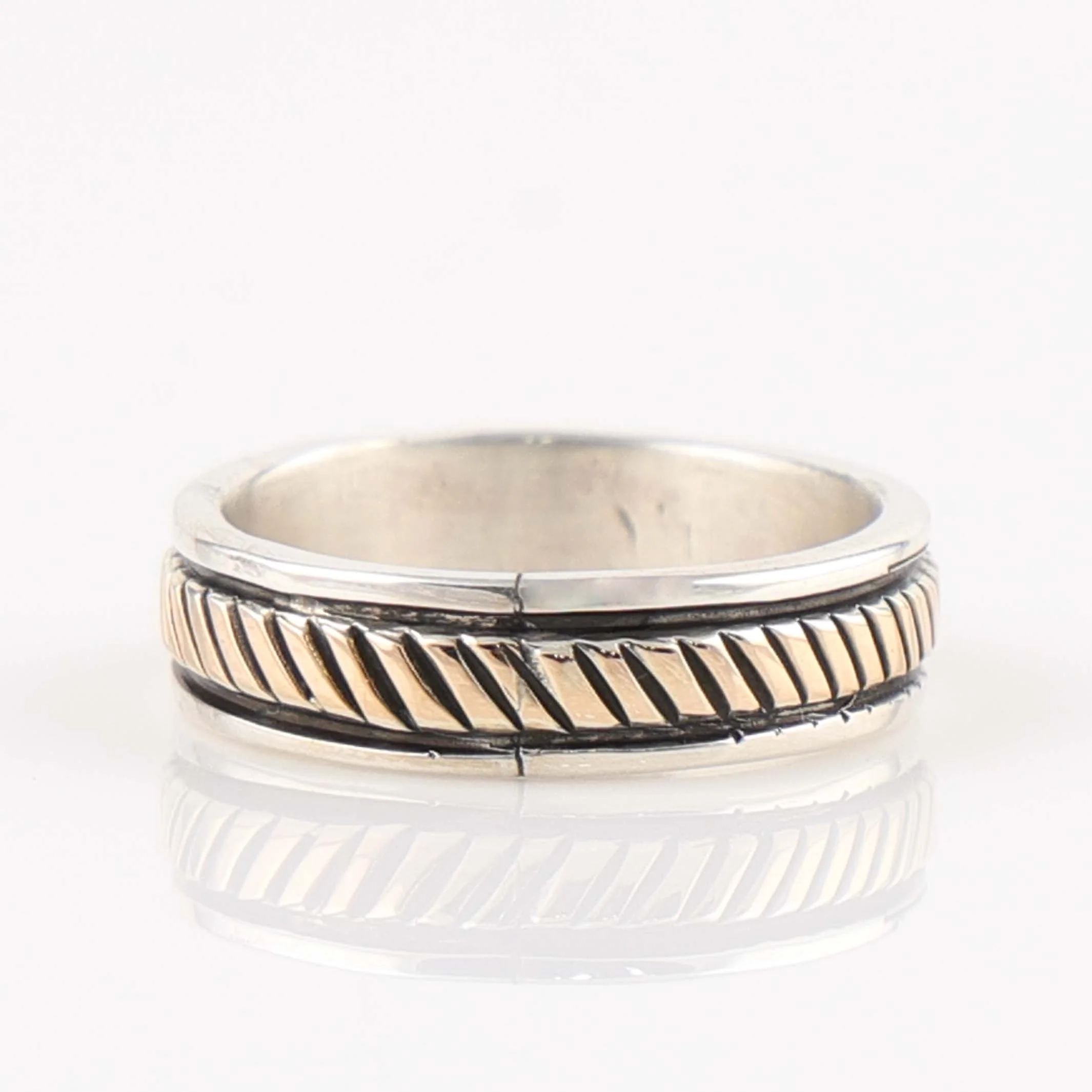 Gold on Silver Ring - Image 3