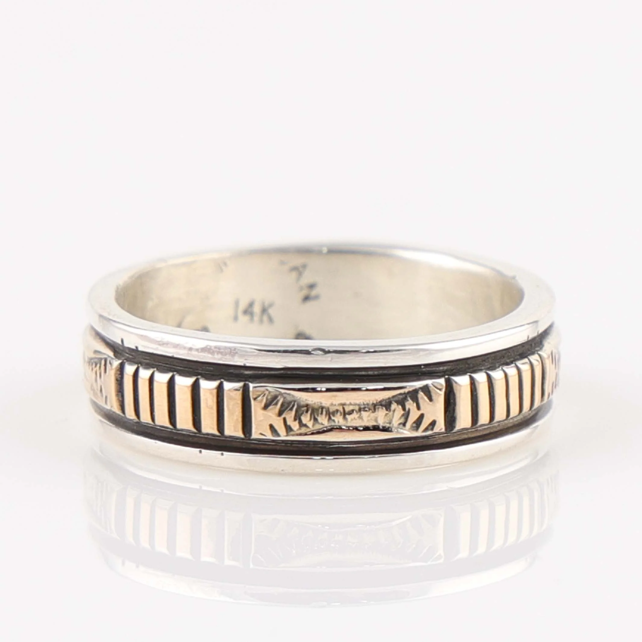 Gold on Silver Ring - Image 2