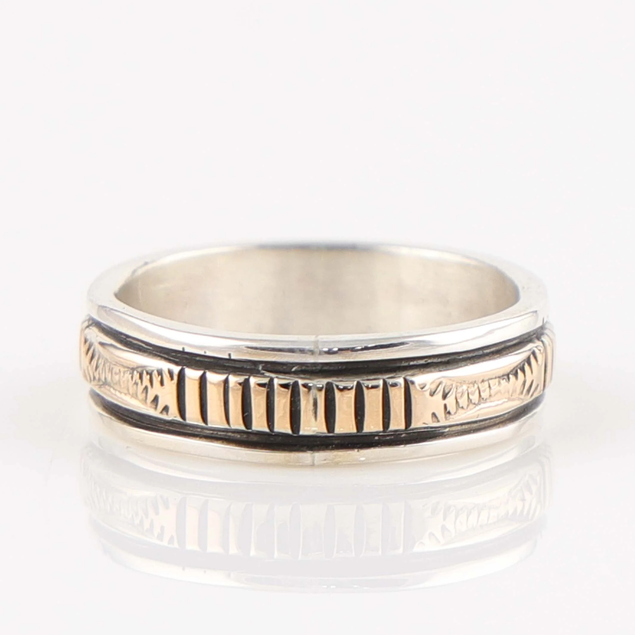 Gold on Silver Ring - Image 3