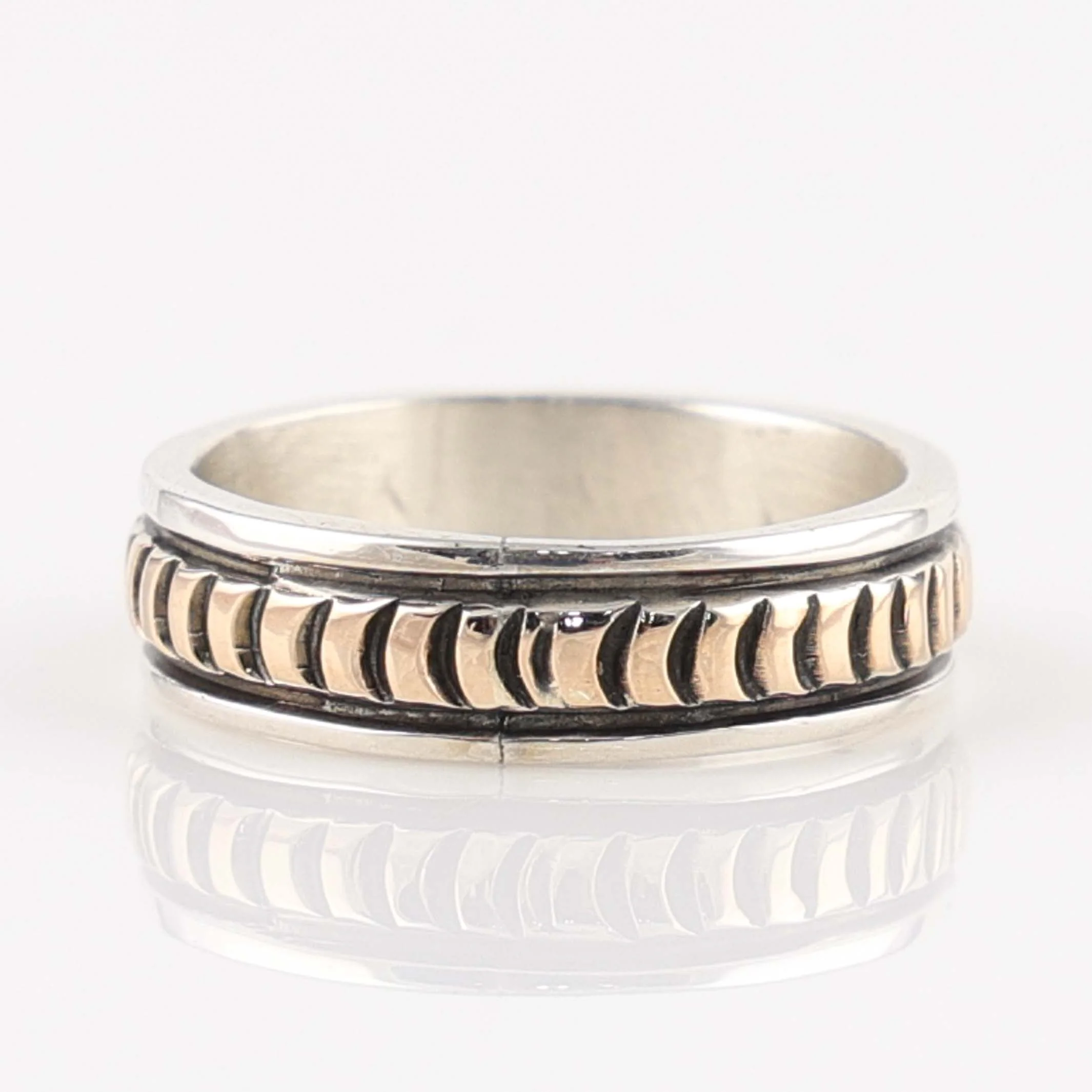 Gold on Silver Ring - Image 3