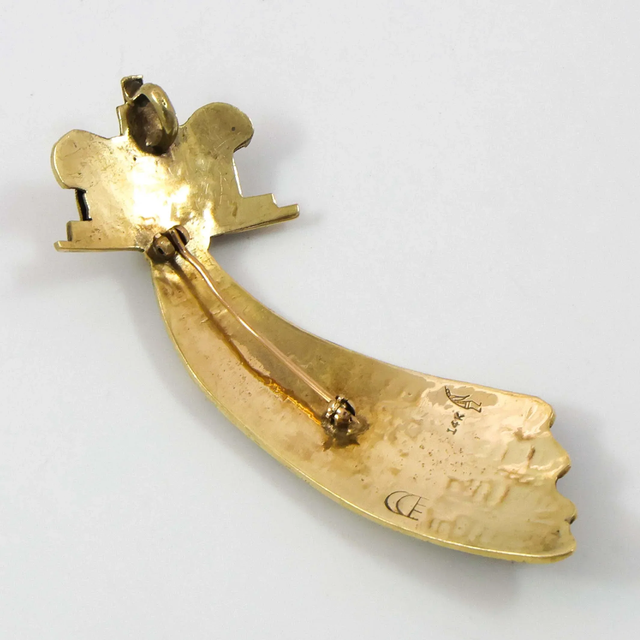 Gold Shalako Pin and Pendant - Image 3