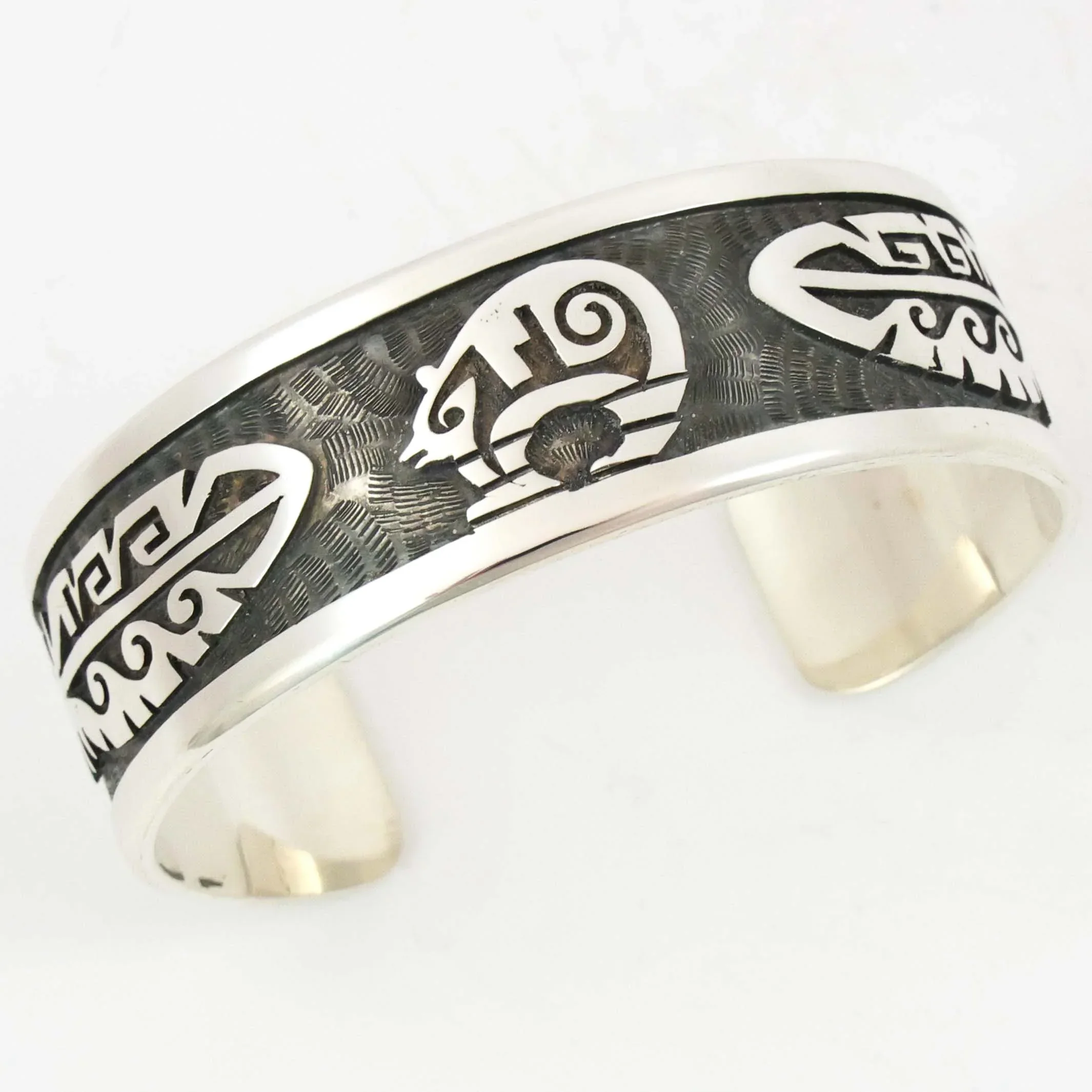 Hopi Bear and Feather Cuff