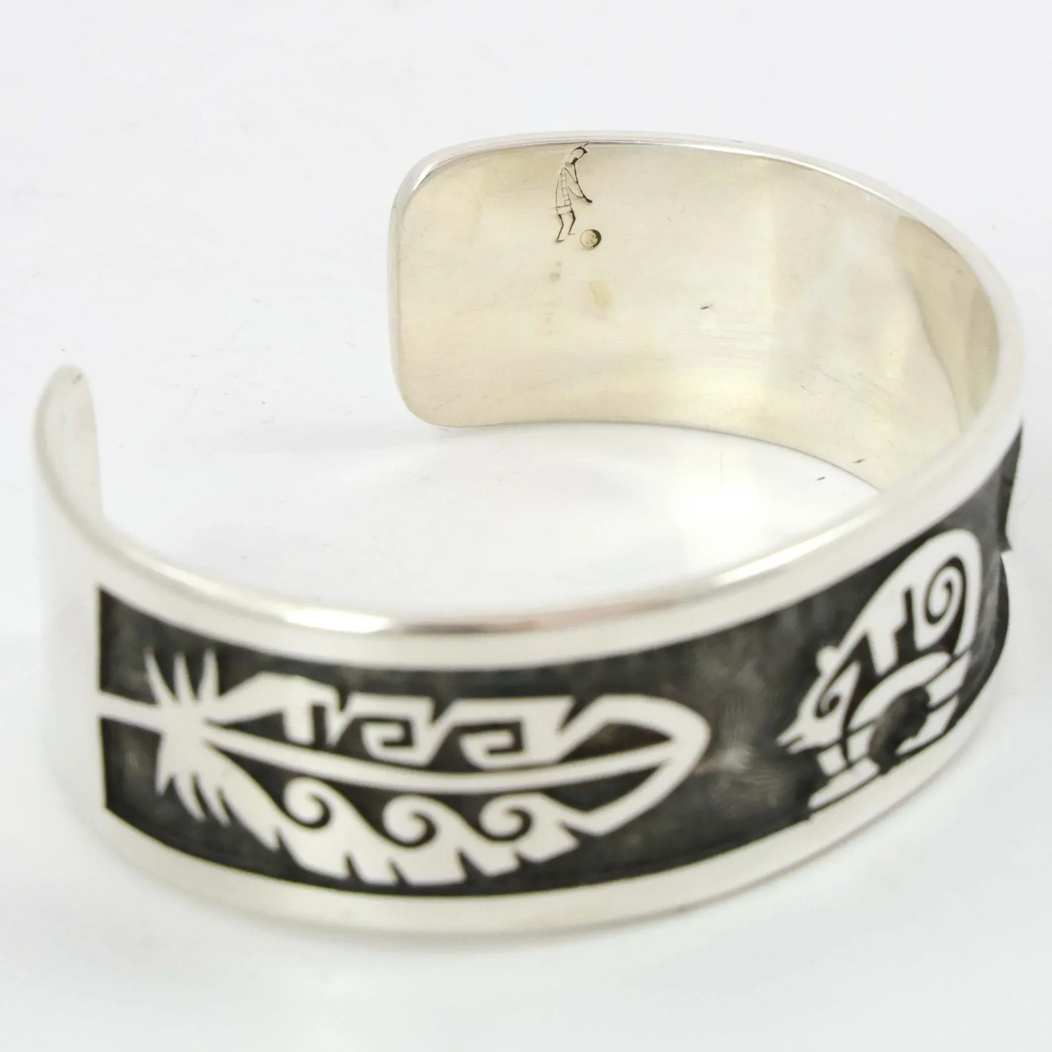 Hopi Bear and Feather Cuff - Image 7