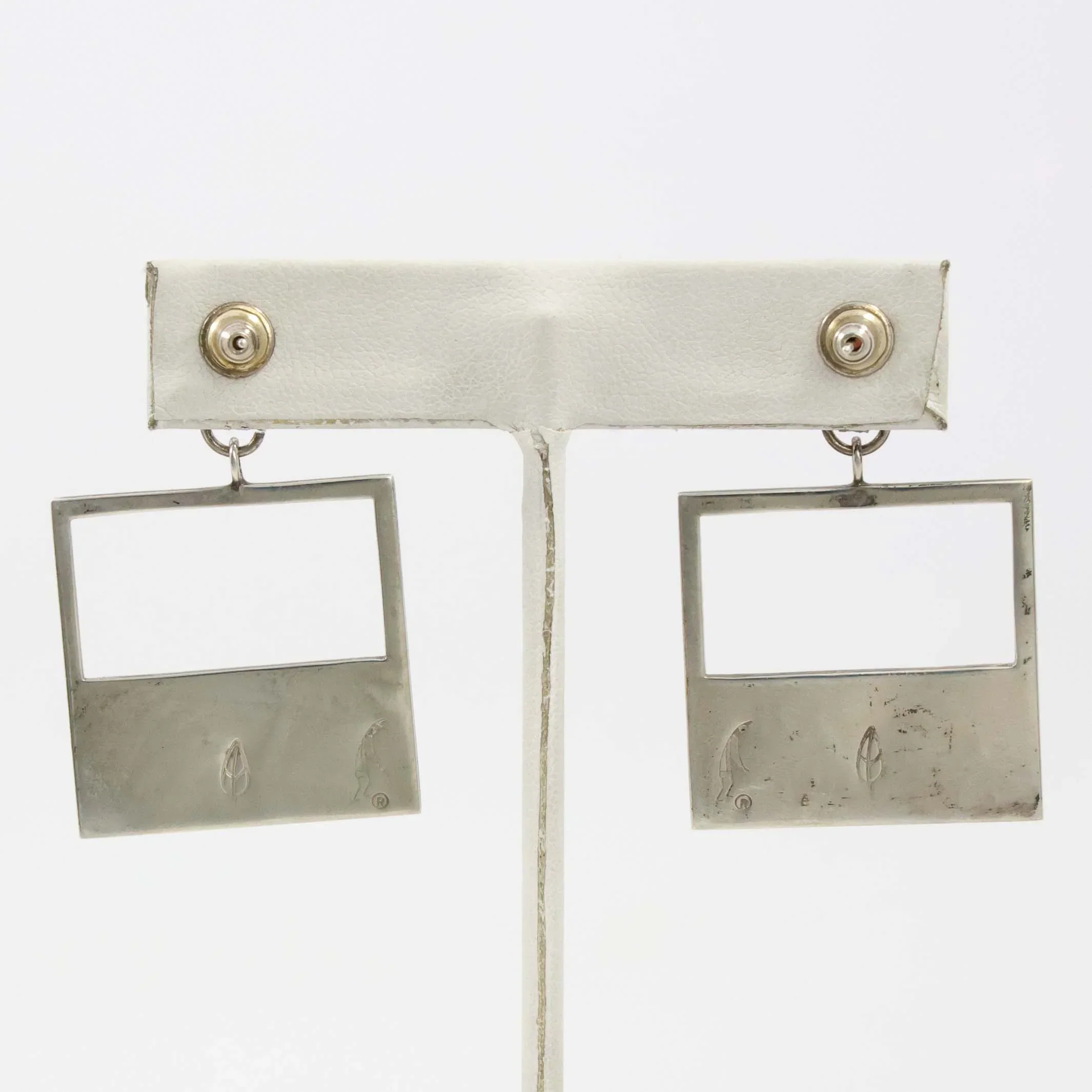 Hopi Bear Paw Earrings - Image 2