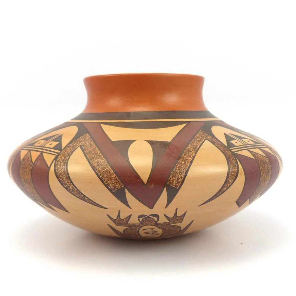 Hopi Eagle Feather Jar - Image 5