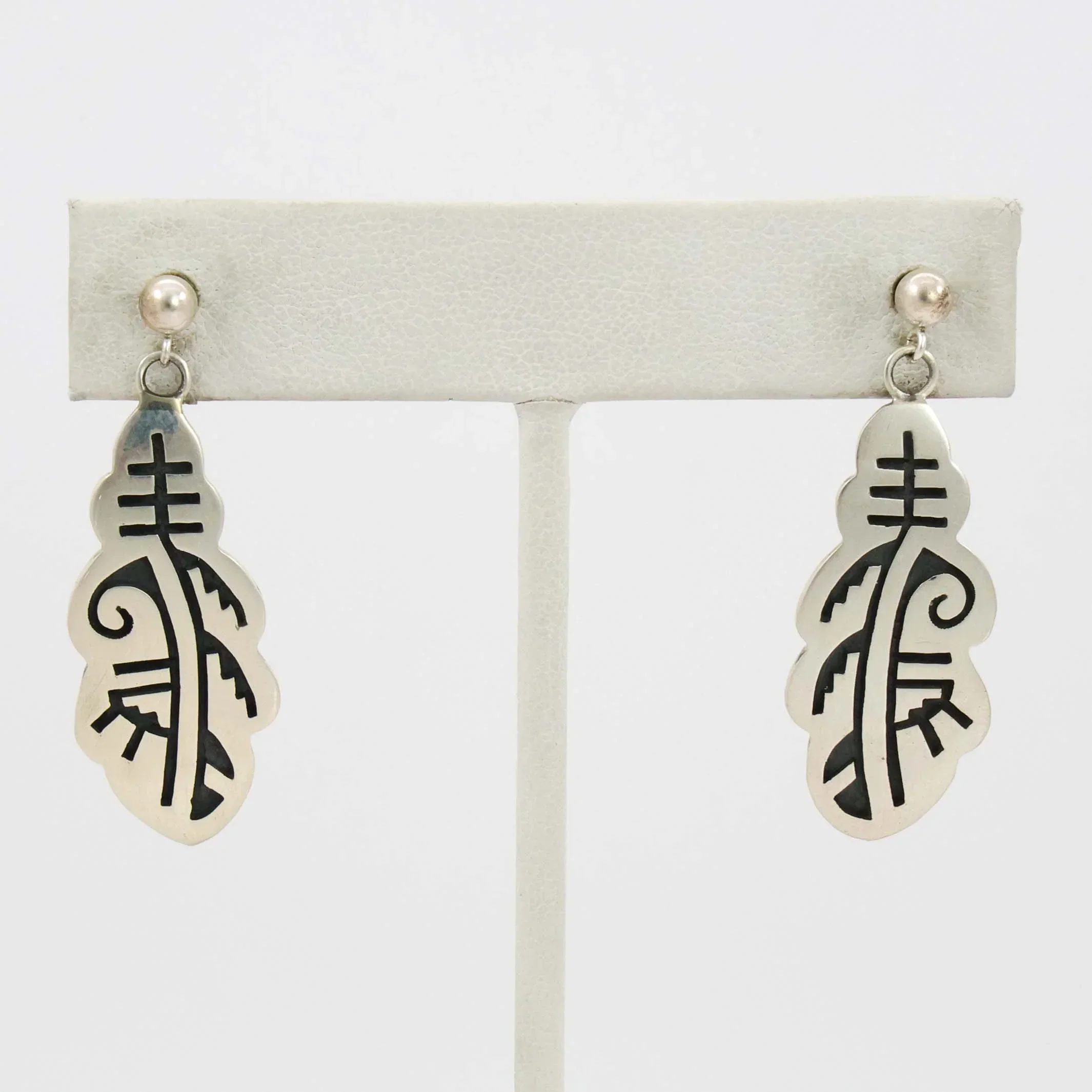 Hopi Feather Earrings