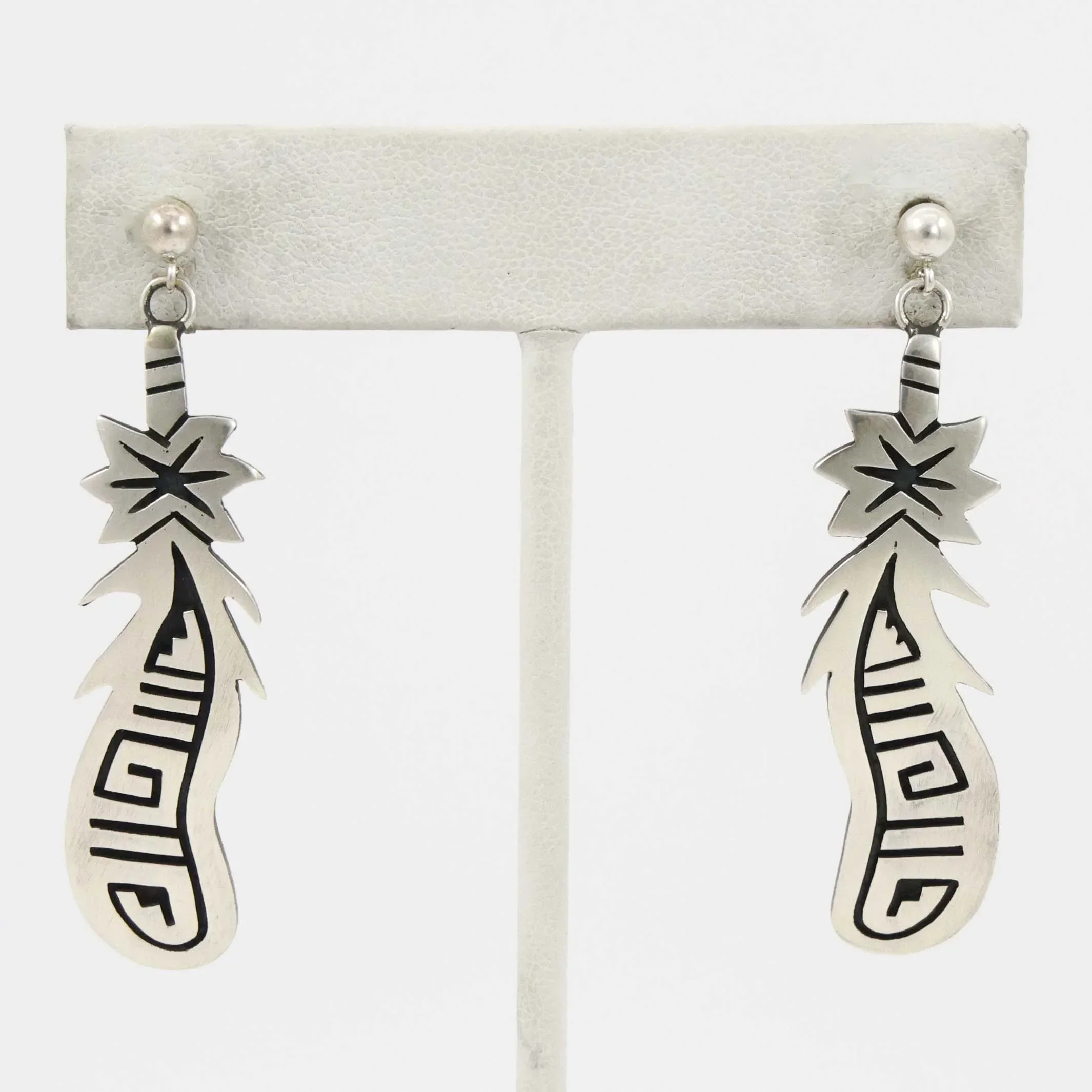 Hopi Feather Earrings