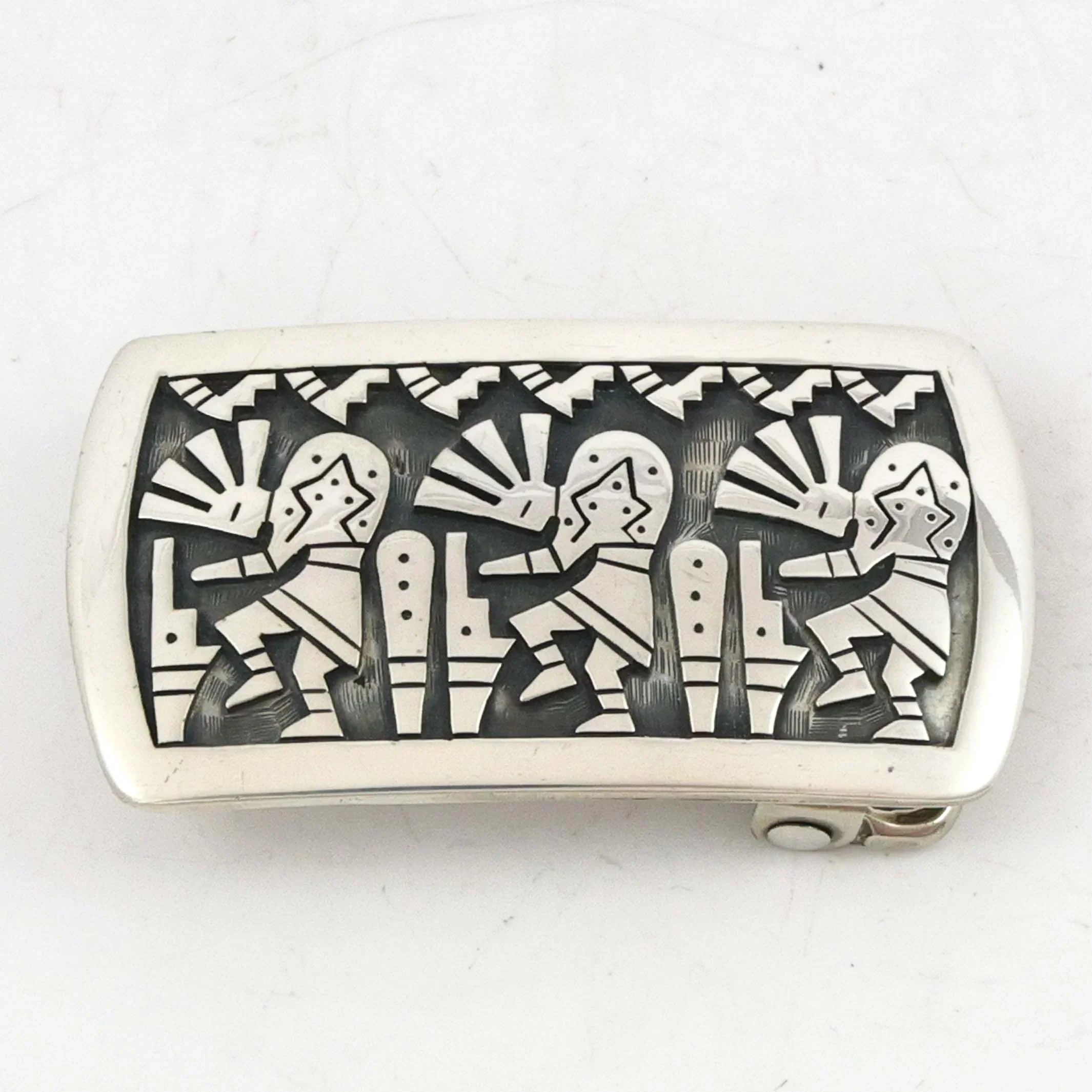 Hopi Flute Player Buckle