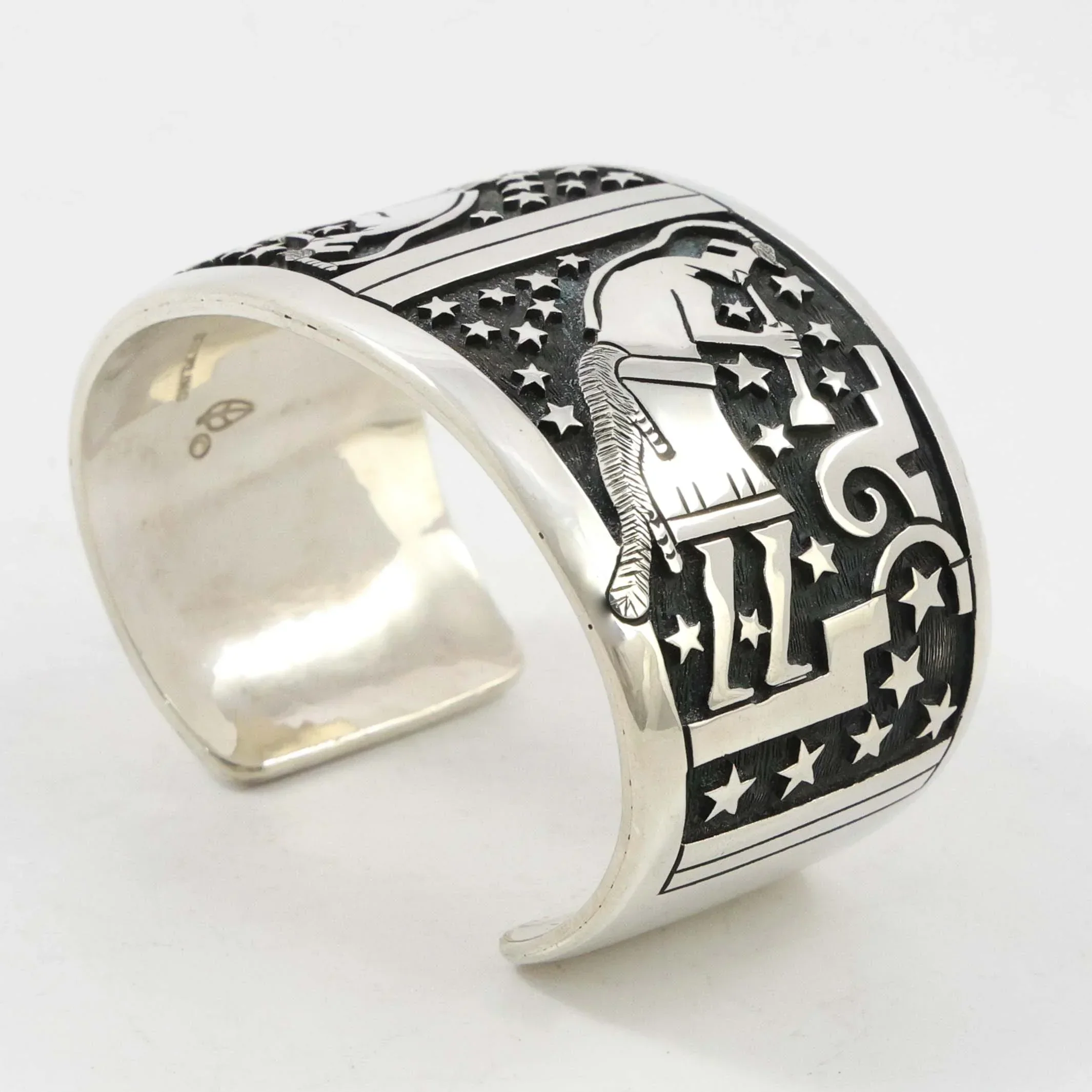 Hopi Flute Player Cuff - Image 3