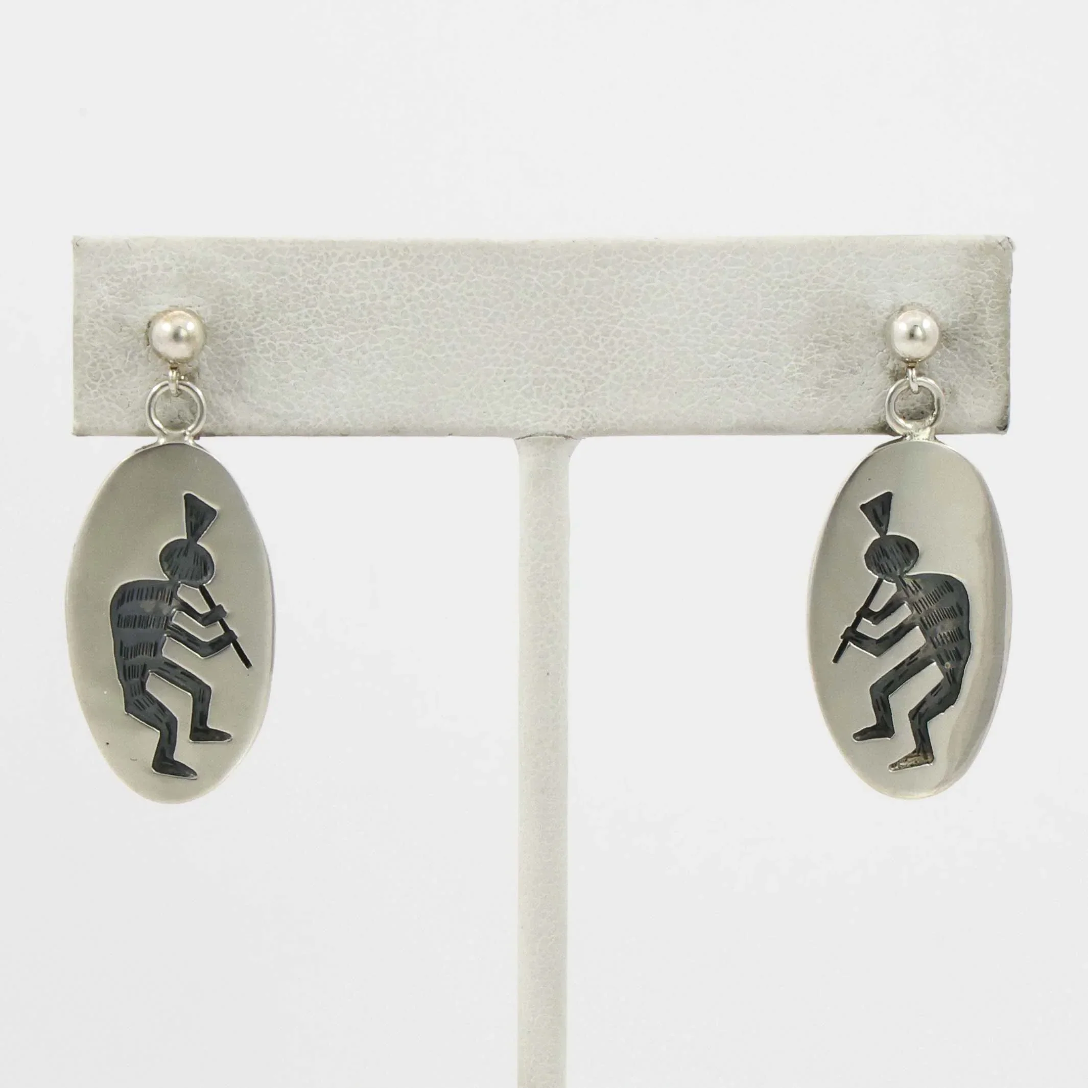 Hopi Flute Player Earrings
