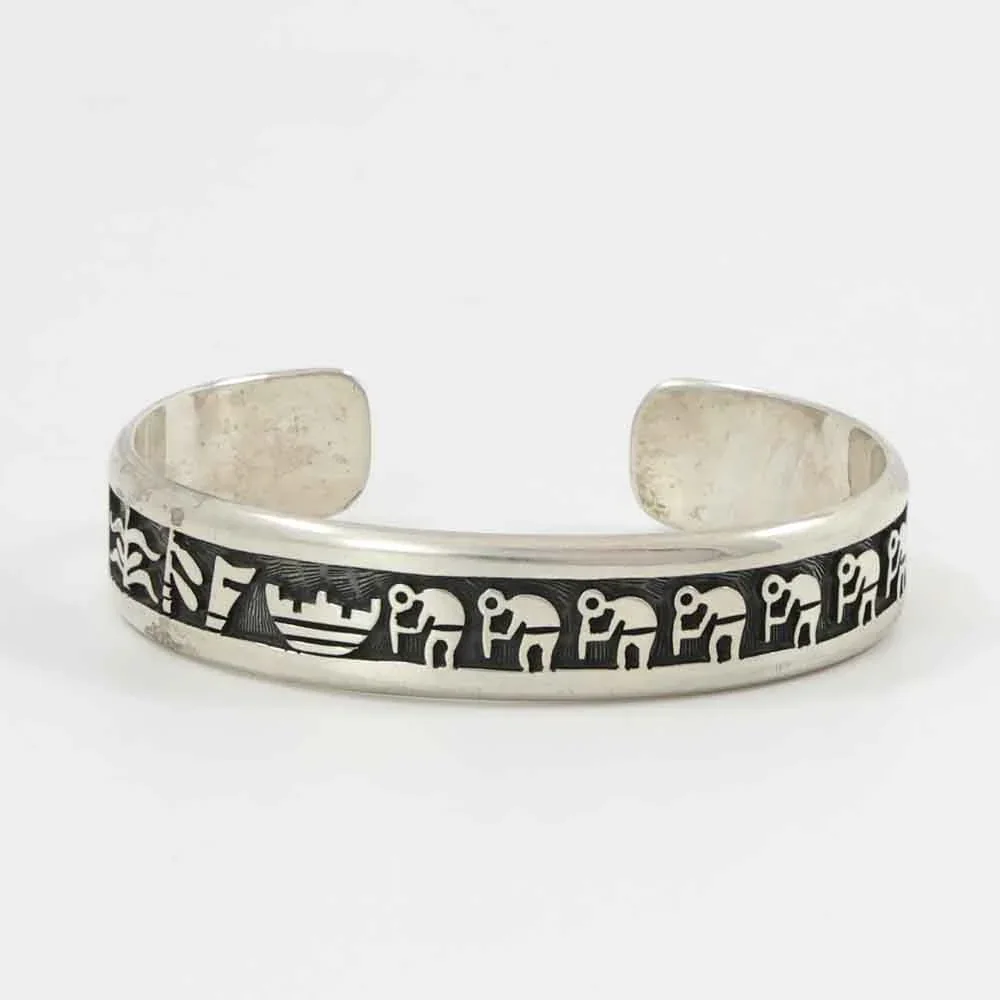 Hopi Flute Procession Cuff - Image 2