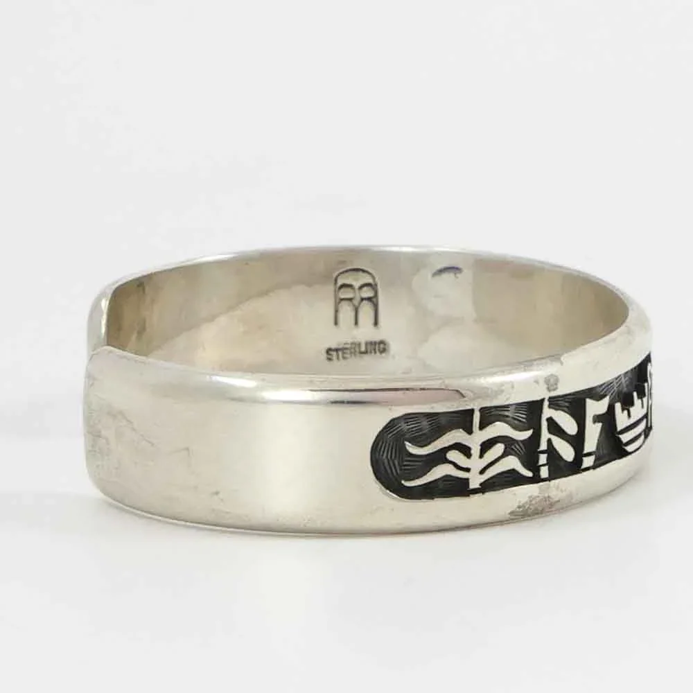 Hopi Flute Procession Cuff - Image 4