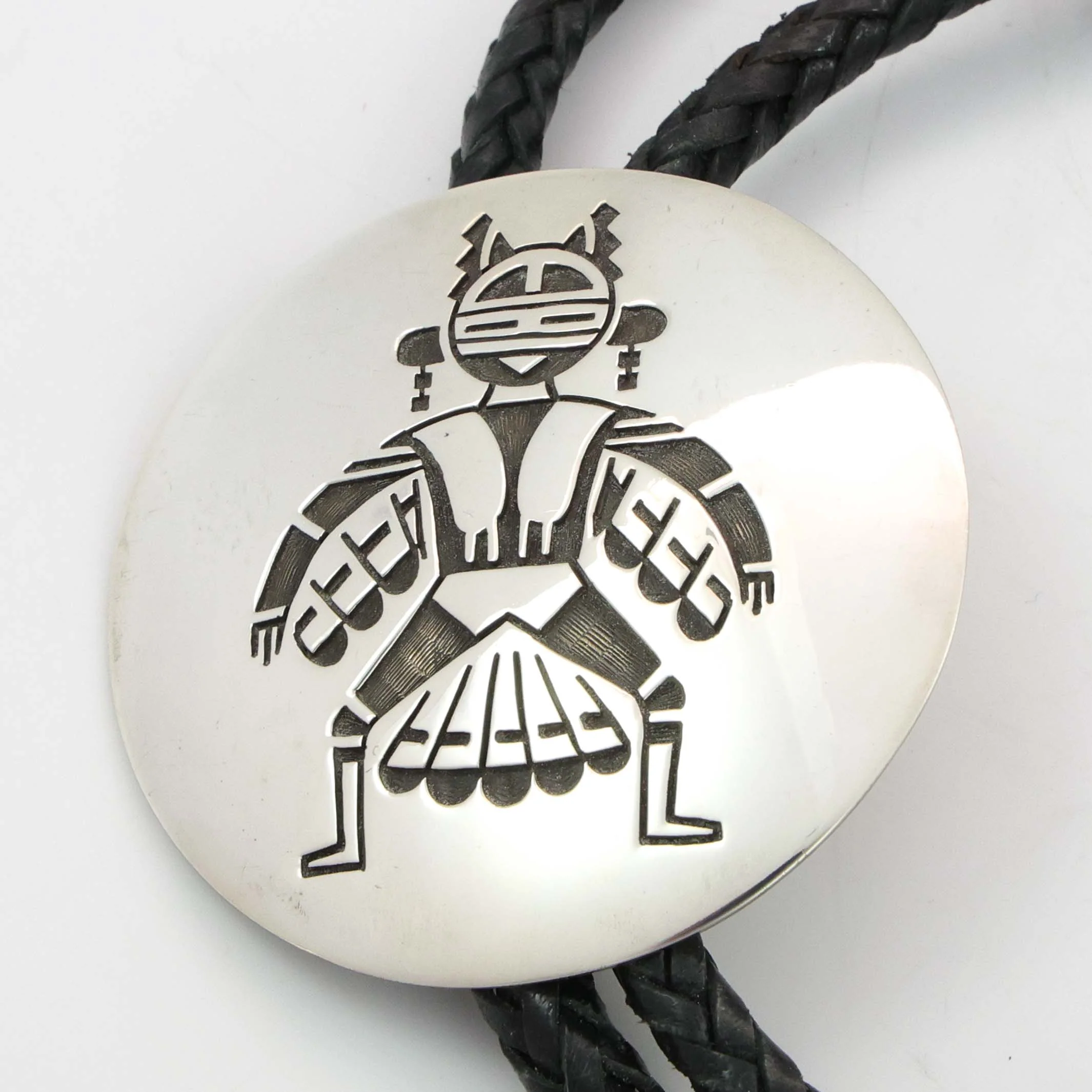 Hopi Overlay Bola Tie