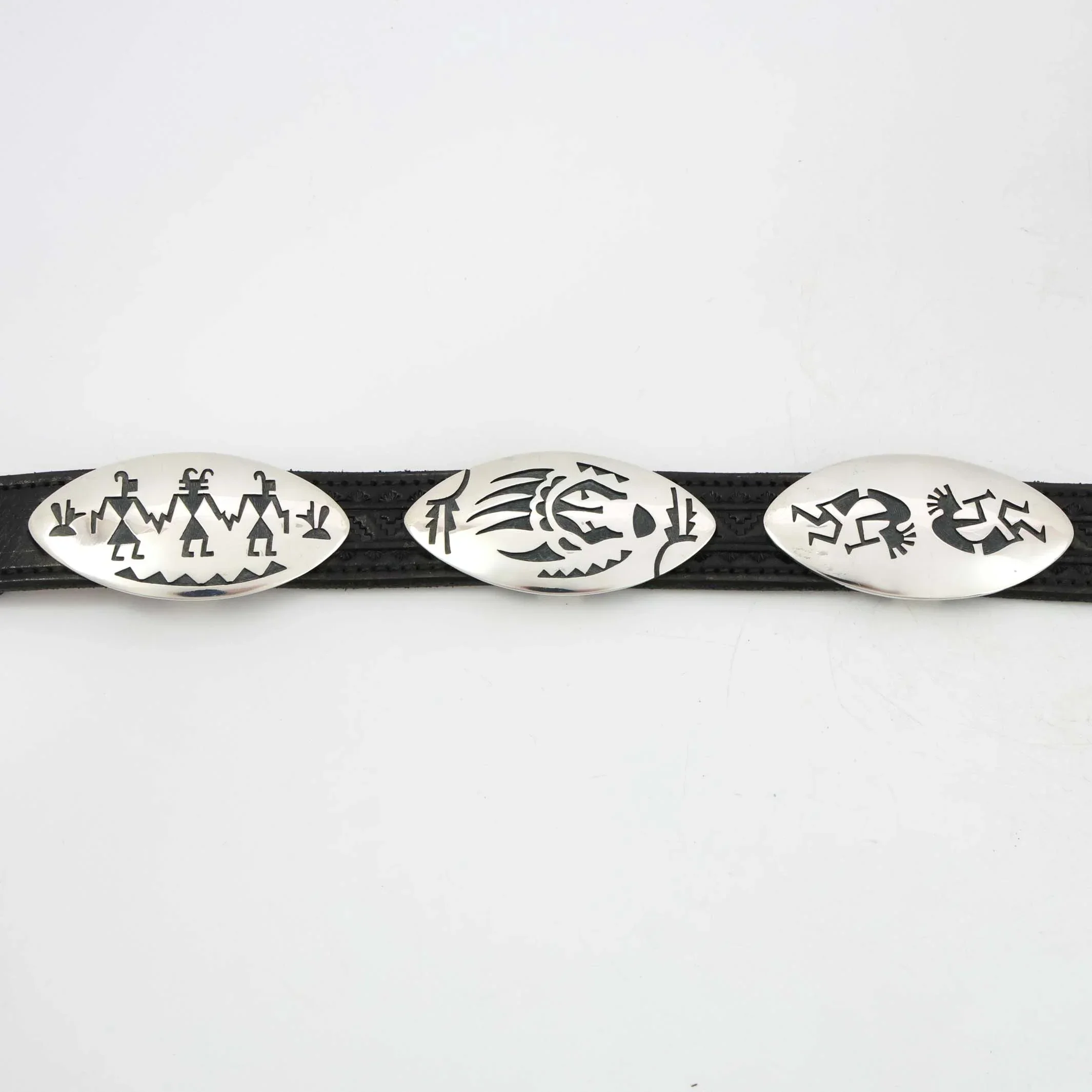 Hopi Overlay Concho Belt - Image 3