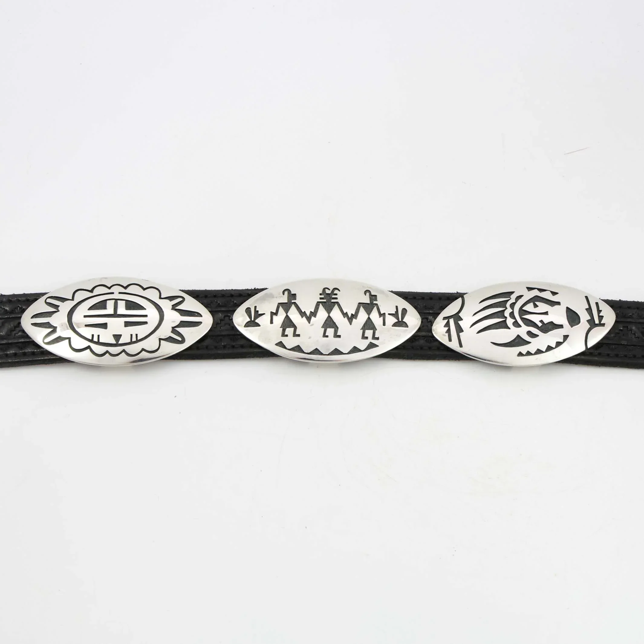 Hopi Overlay Concho Belt - Image 4