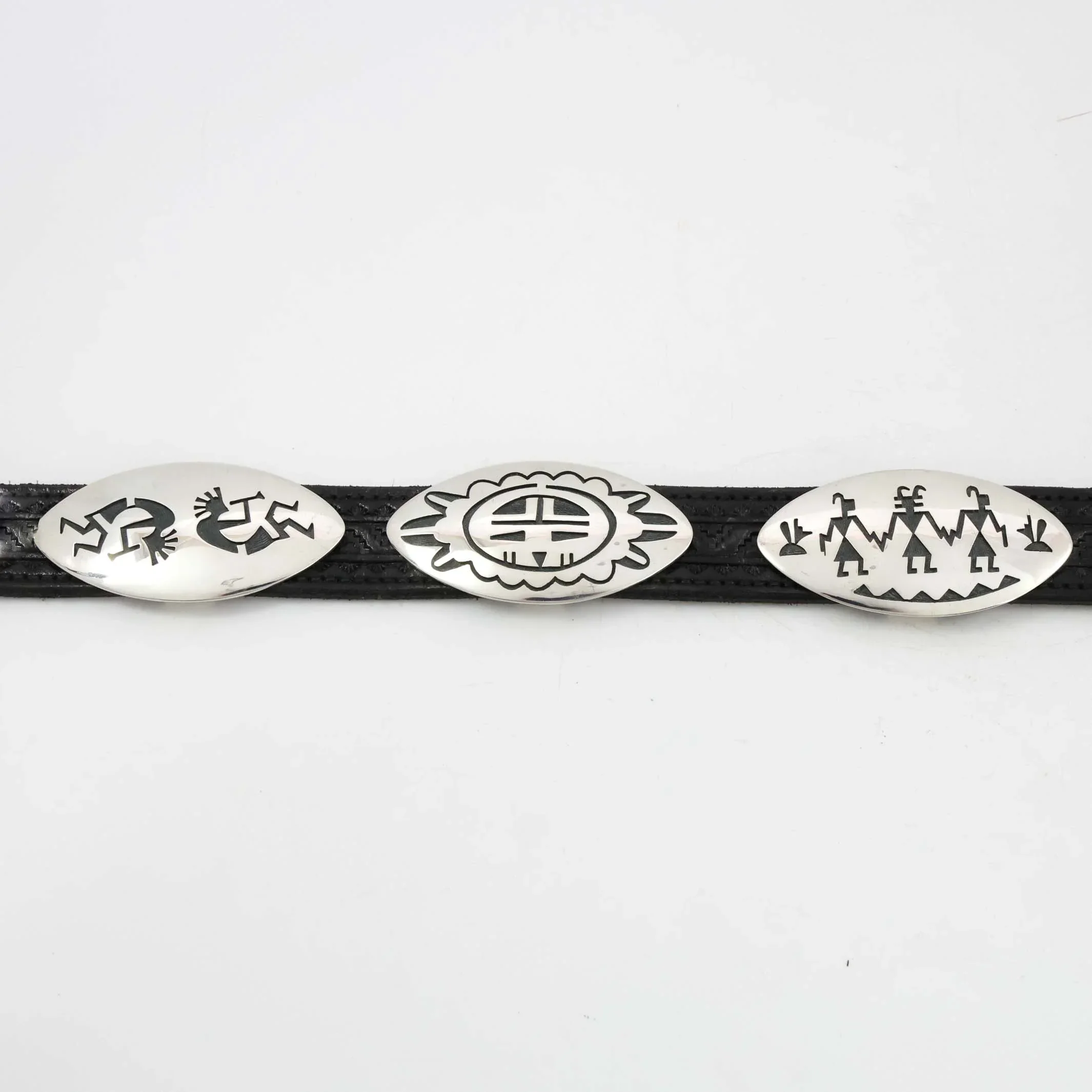 Hopi Overlay Concho Belt - Image 5