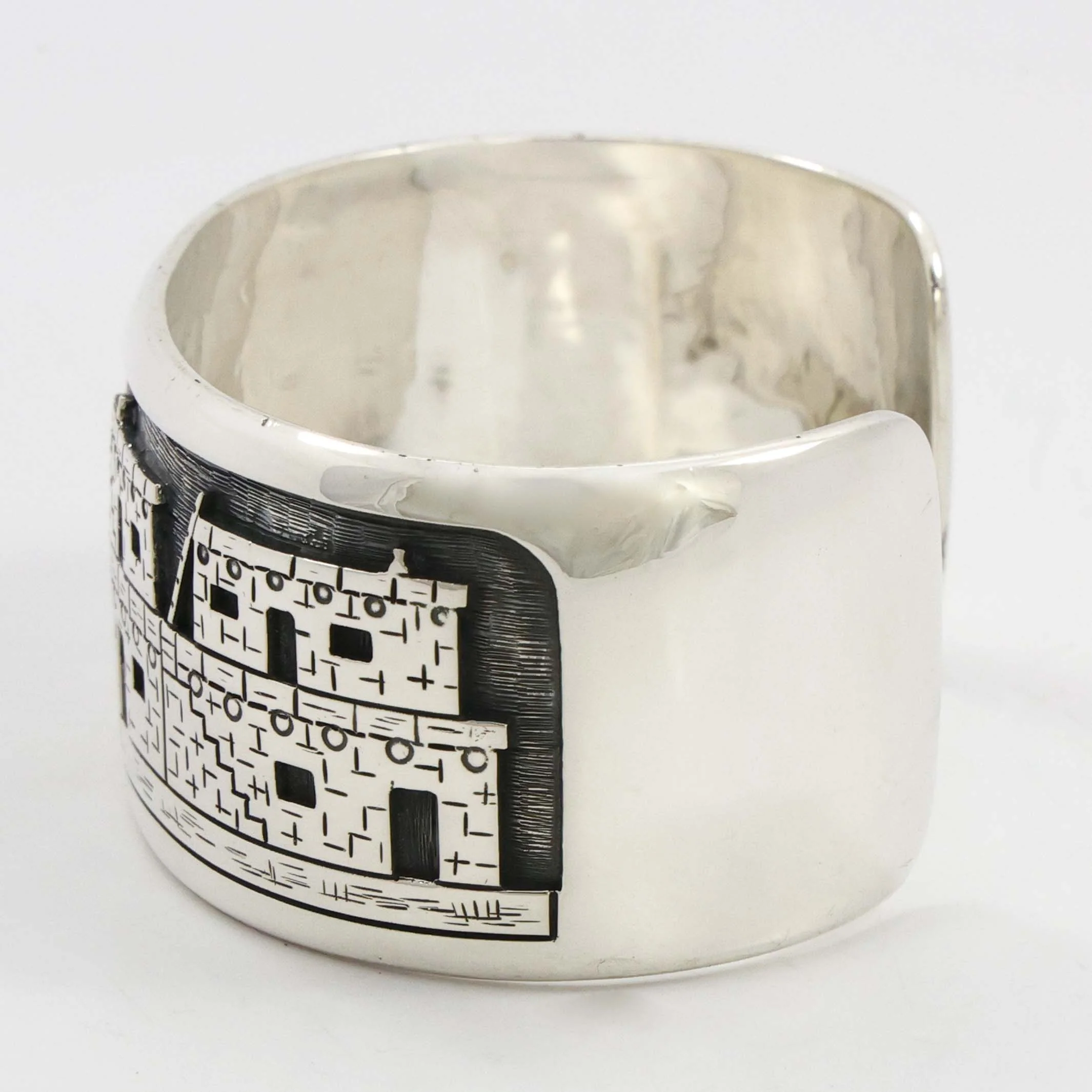 Hopi Pueblo Village Cuff - Image 4