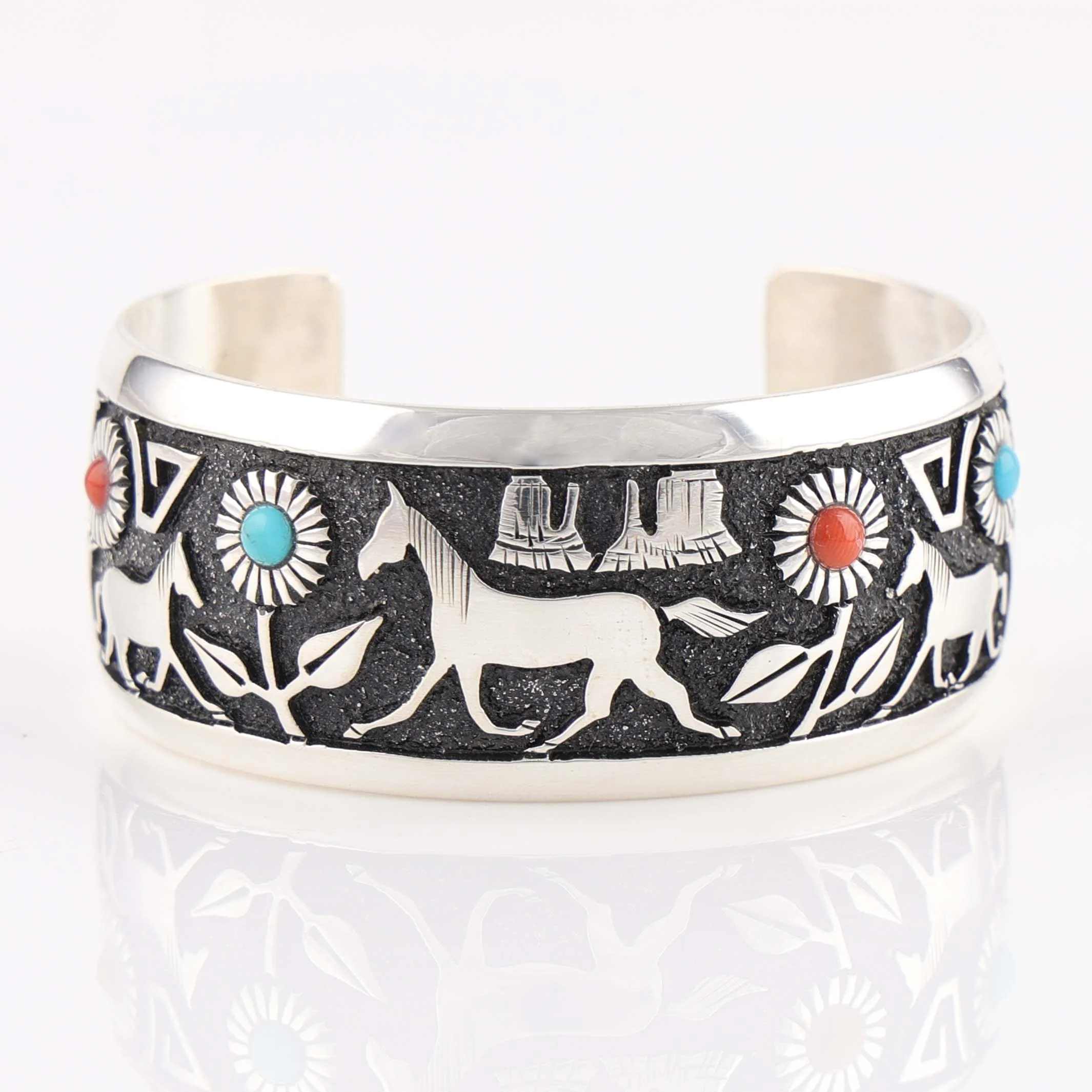 Horse and Flower Cuff - Image 2