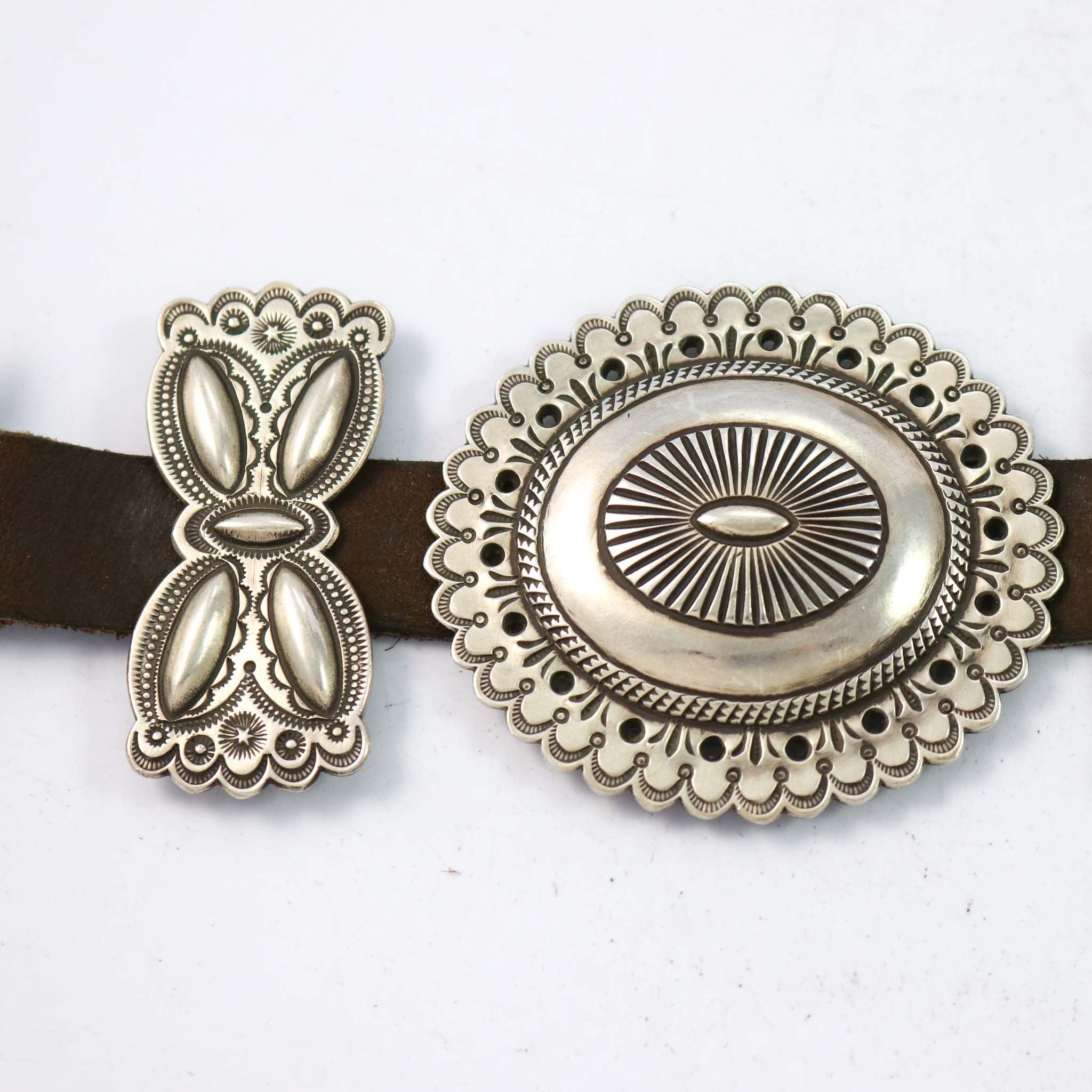 Ingot Silver Concha Belt - Image 8