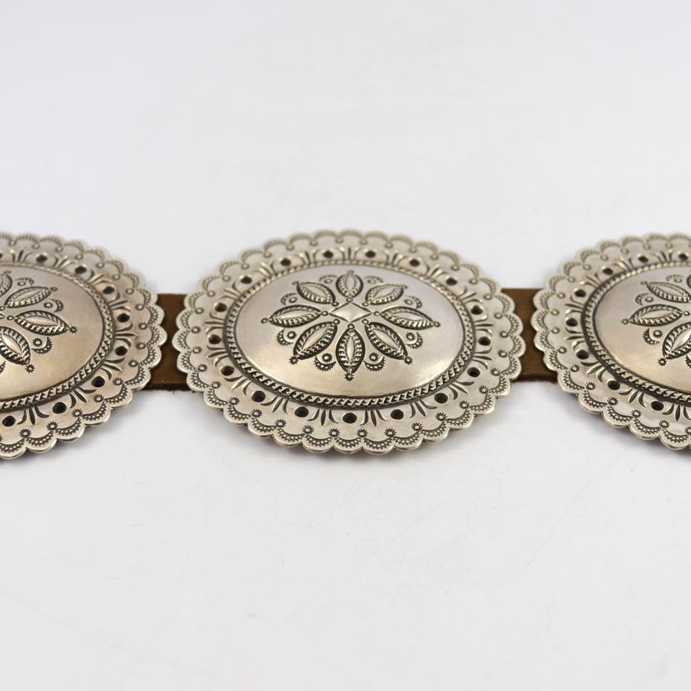 Ingot Silver Concha Belt - Image 5
