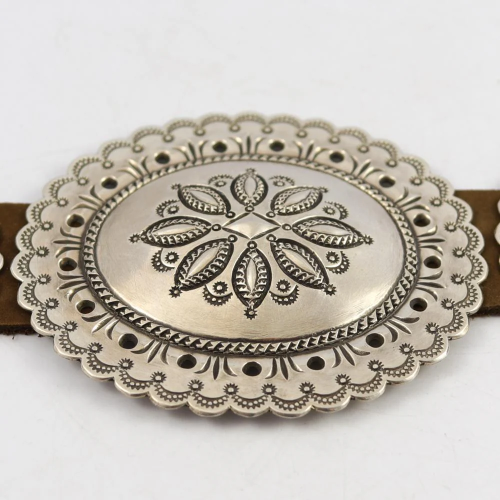 Ingot Silver Concha Belt - Image 6