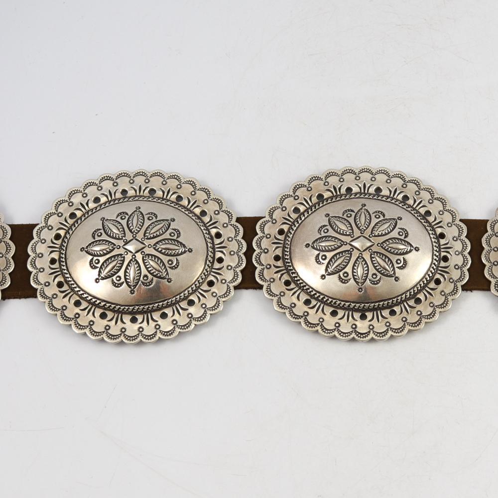 Ingot Silver Concha Belt - Image 7