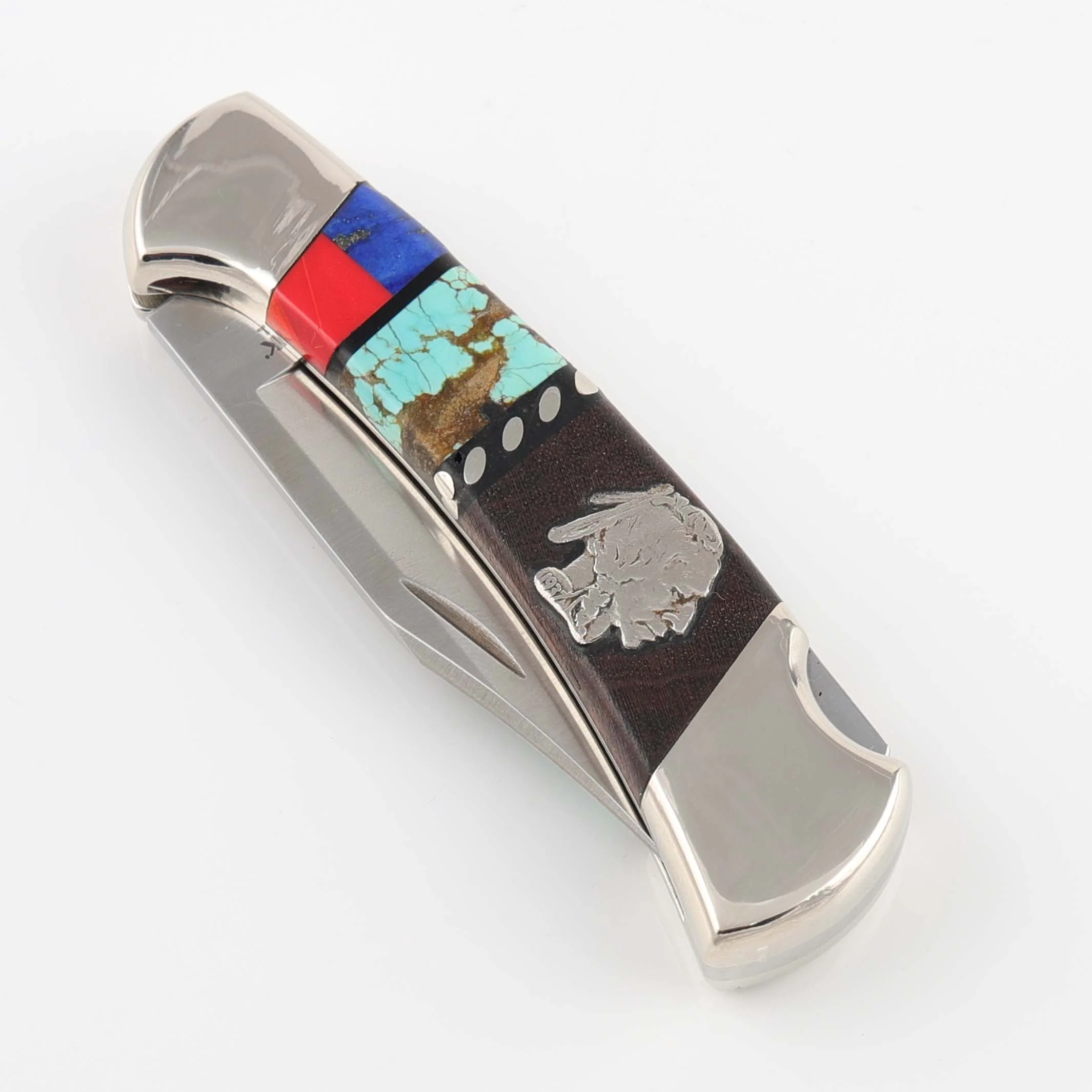 Inlaid Buck Knife - Image 2