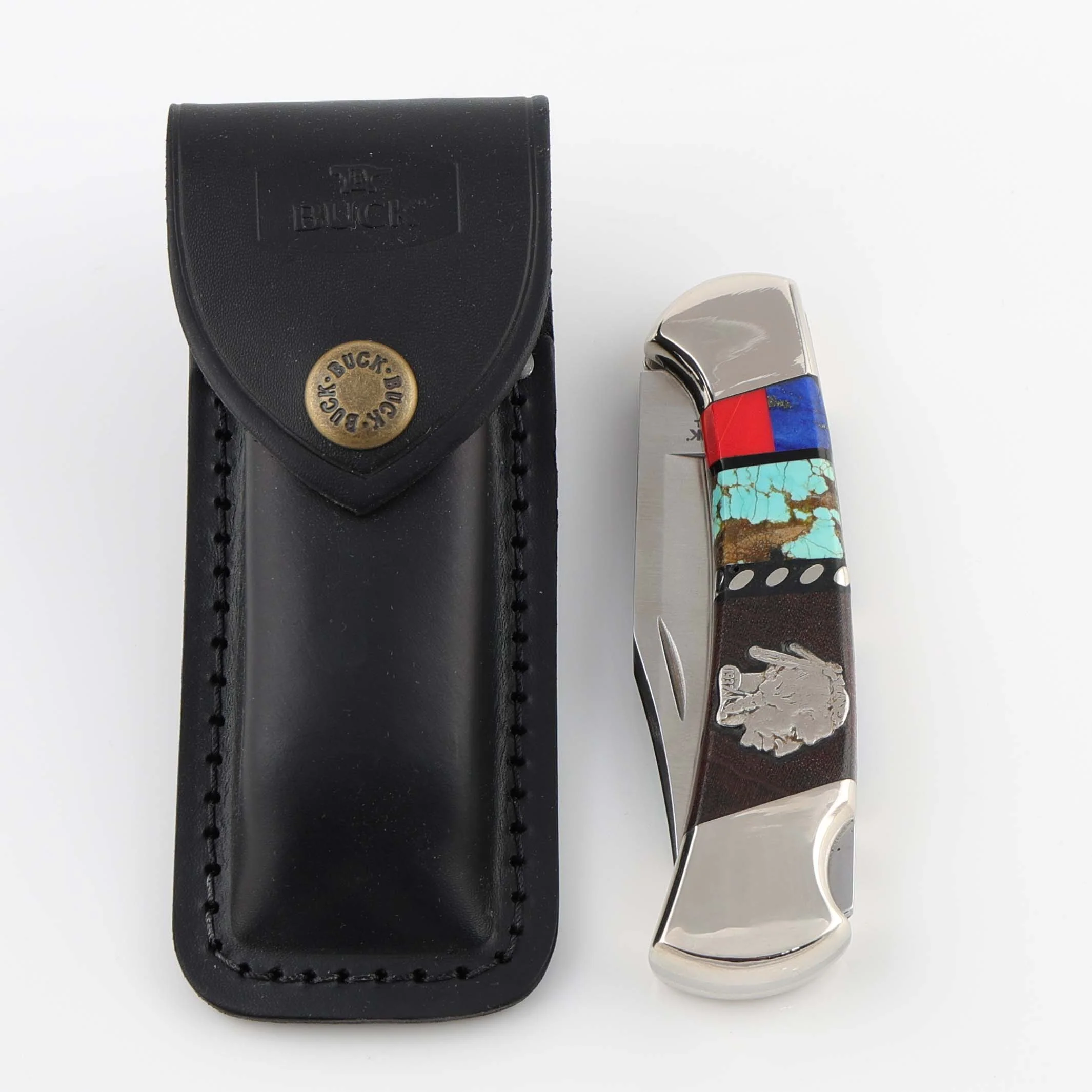Inlaid Buck Knife - Image 4