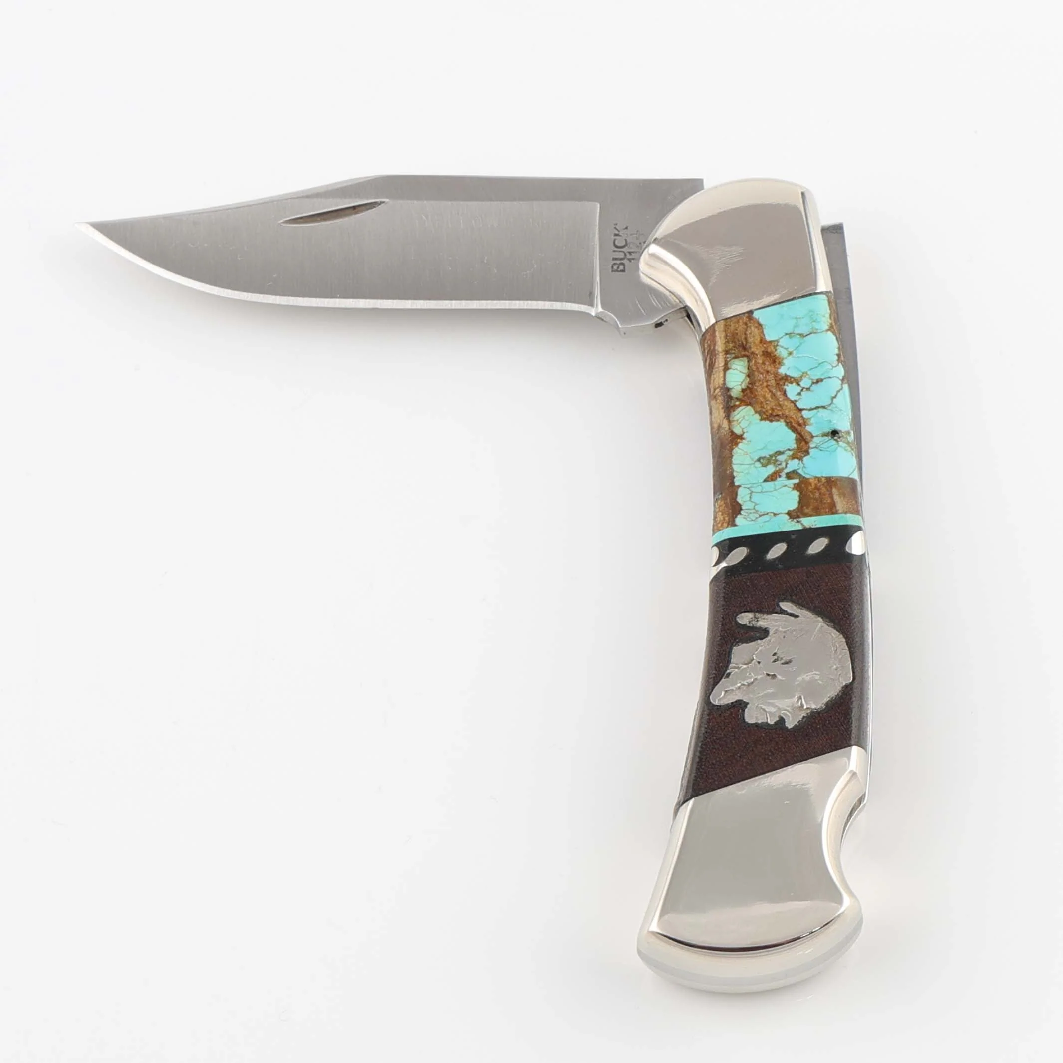 Inlaid Buck Knife