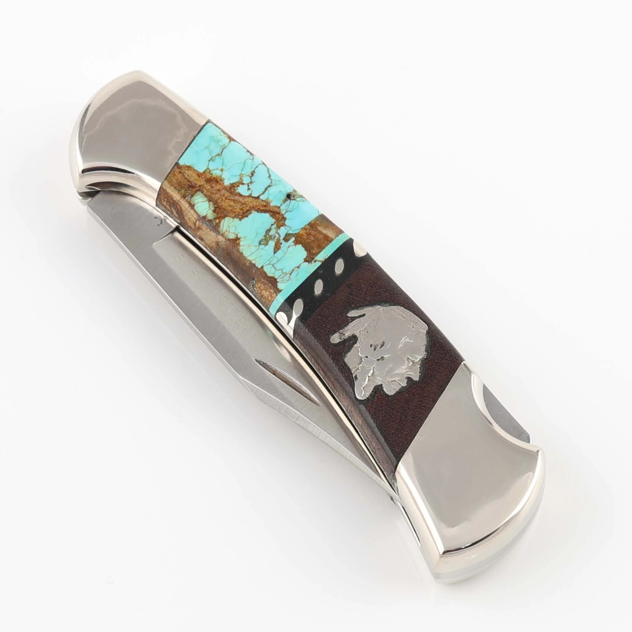 Inlaid Buck Knife - Image 2