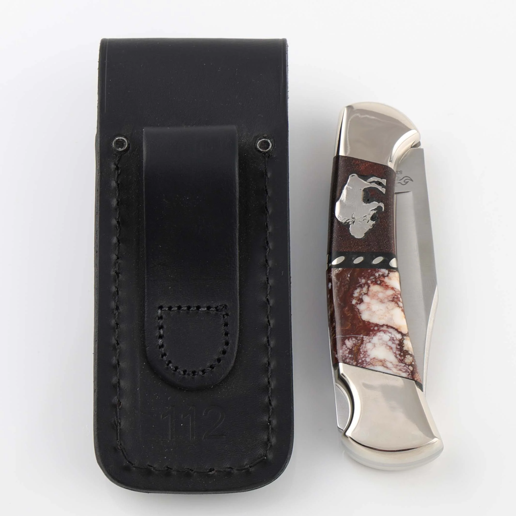 Inlaid Buck Knife - Image 5