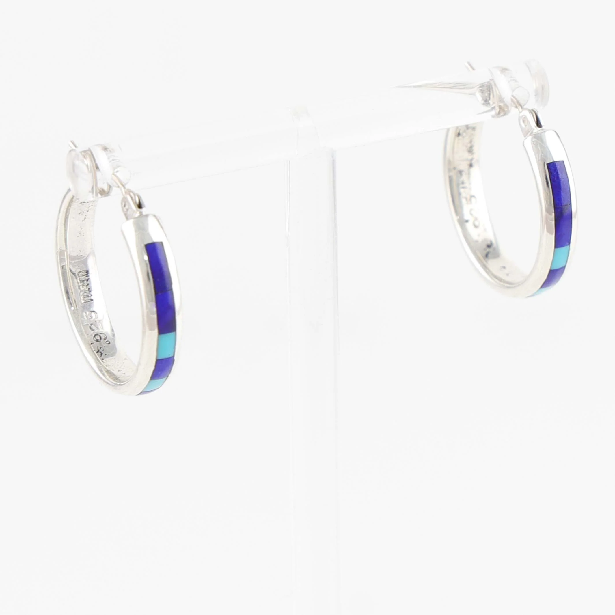 Inlay Hoop Earrings