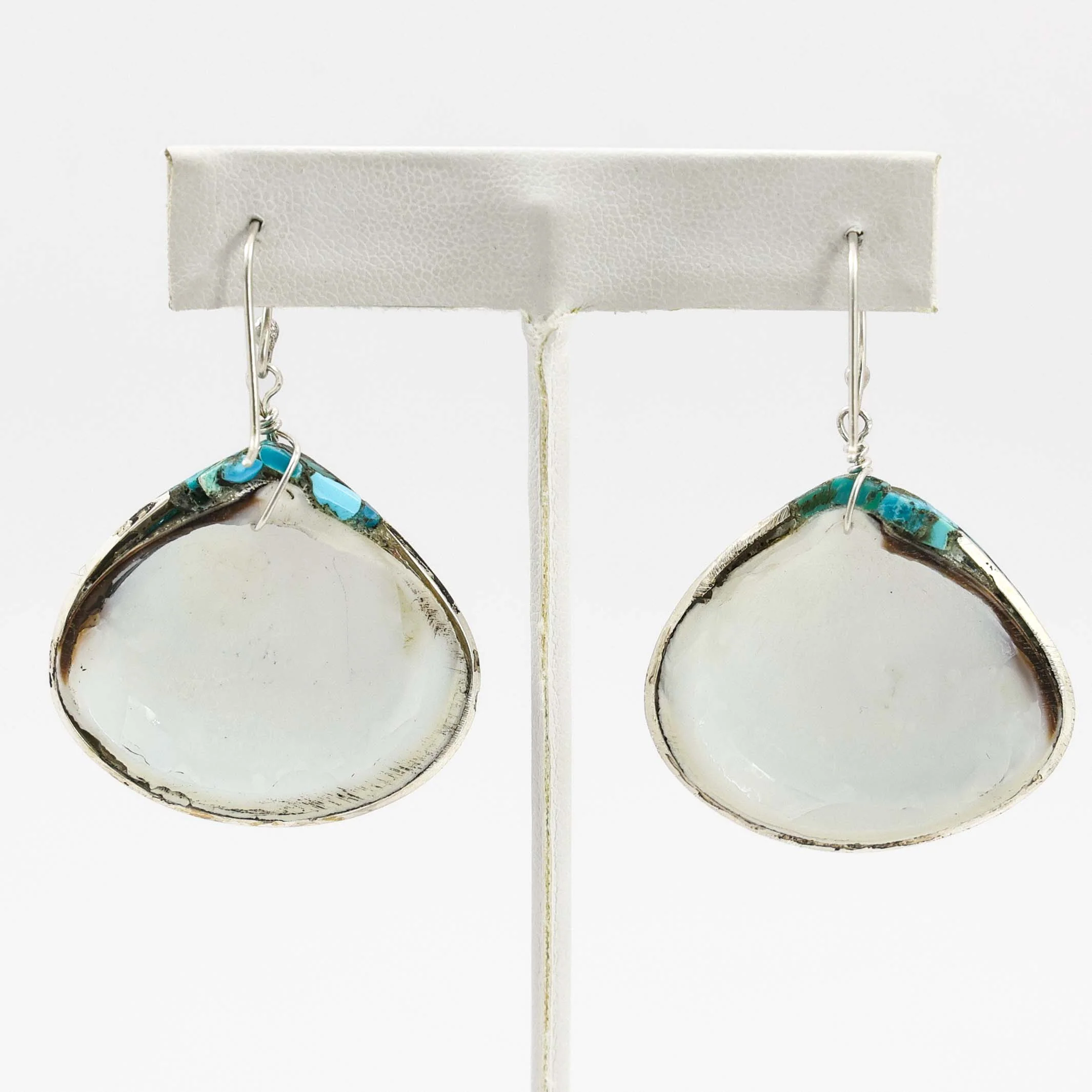 Inlay Shell Earrings - Image 2