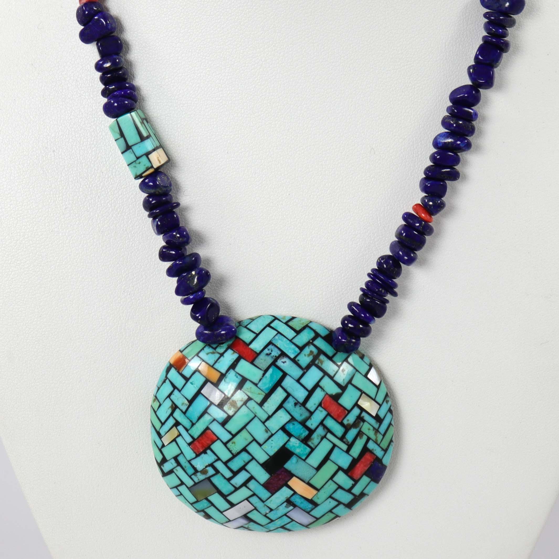 Inlay Shell Necklace - Image 2