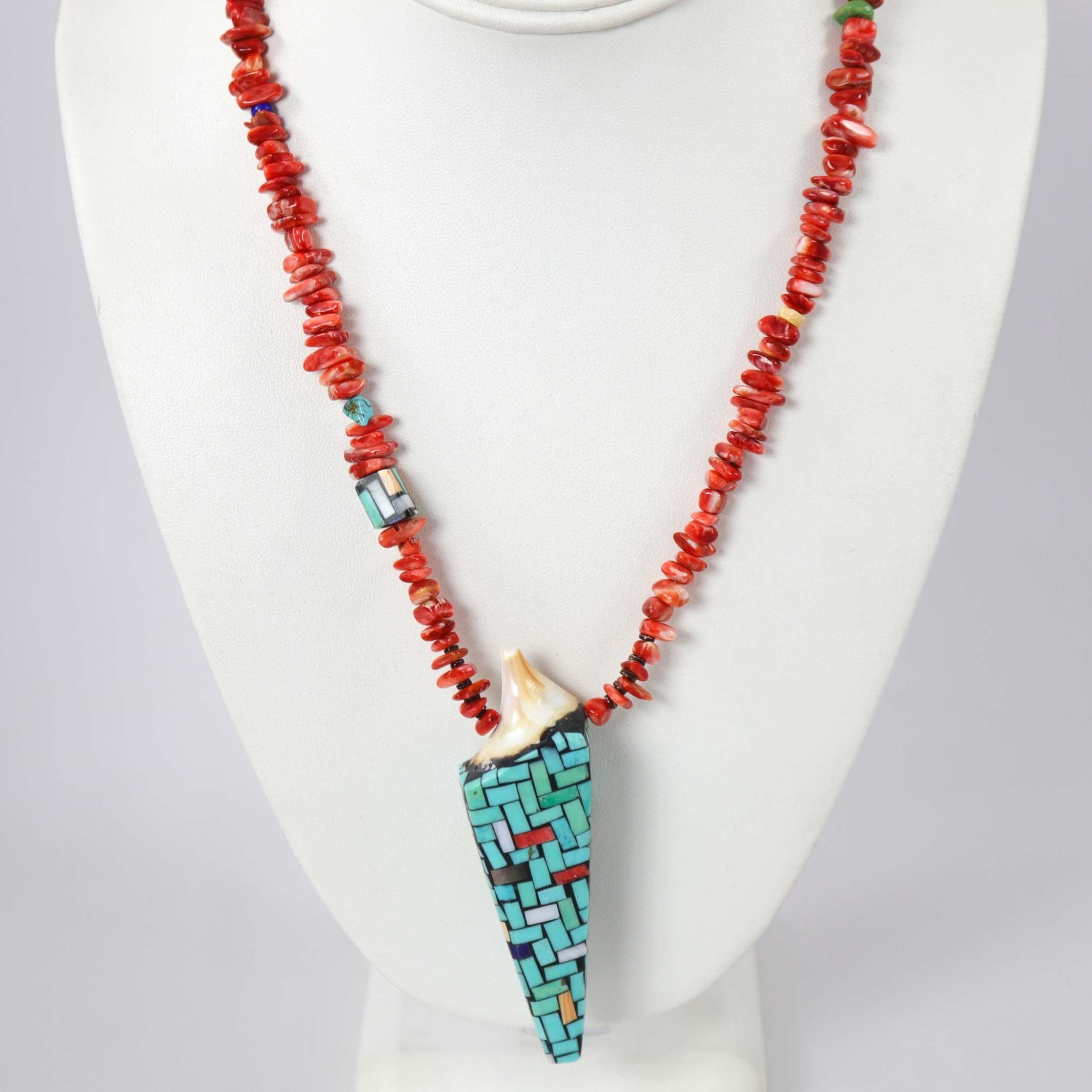 Inlay Shell Necklace - Image 2