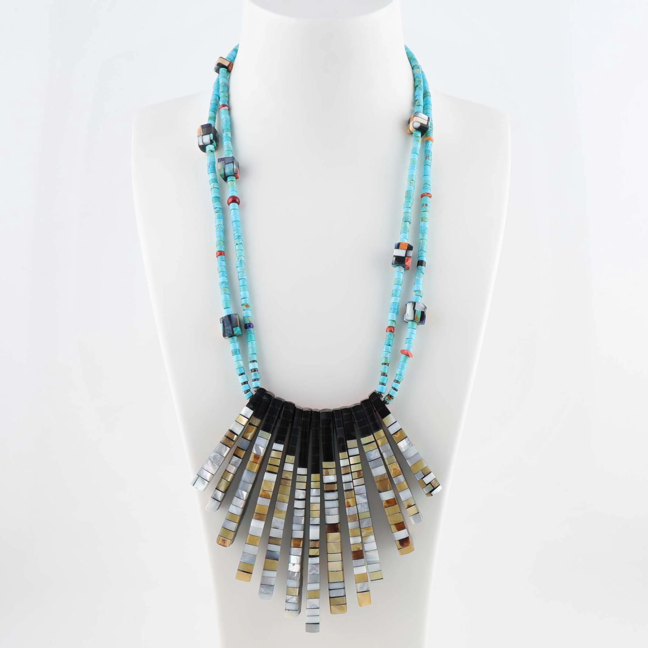Inlay Tab Necklace - Image 6