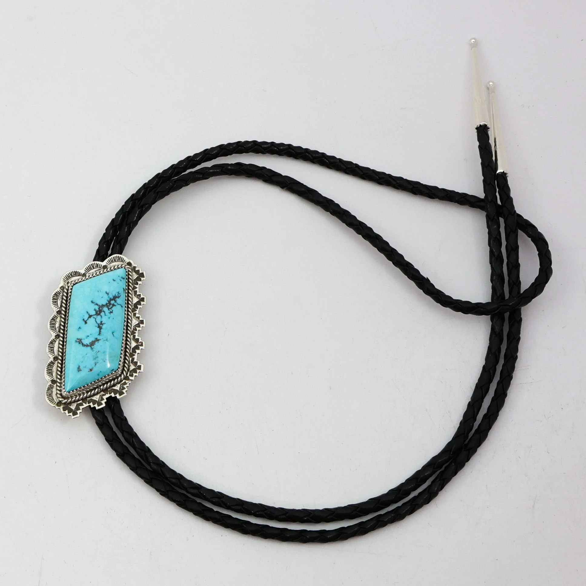 Kingman Turquoise Bola Tie - Image 2