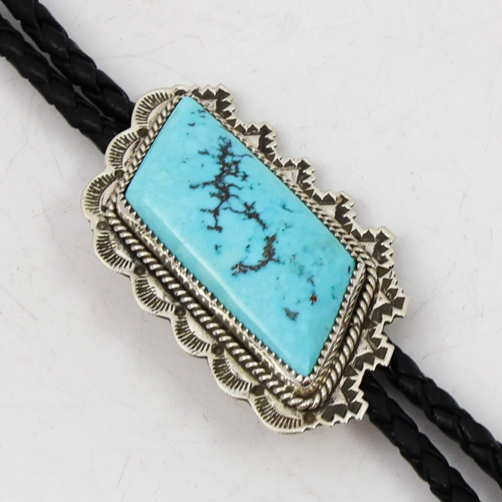 Kingman Turquoise Bola Tie - Image 3