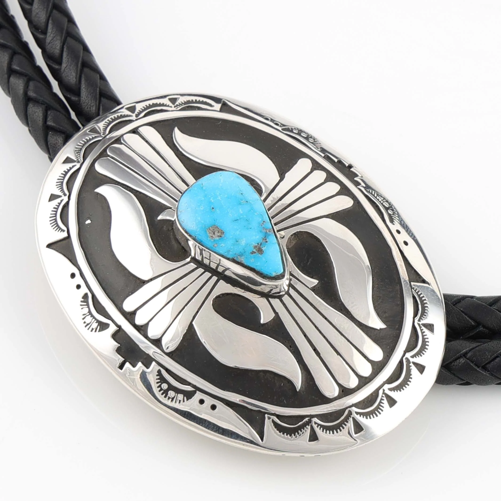 Kingman Turquoise Bola Tie - Image 3